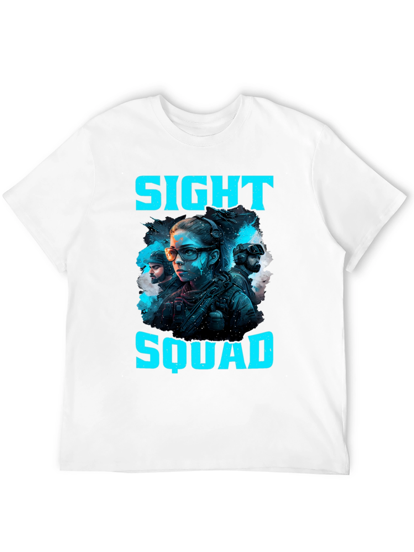 Black Sight Squad Graphic T-Shirt view 12