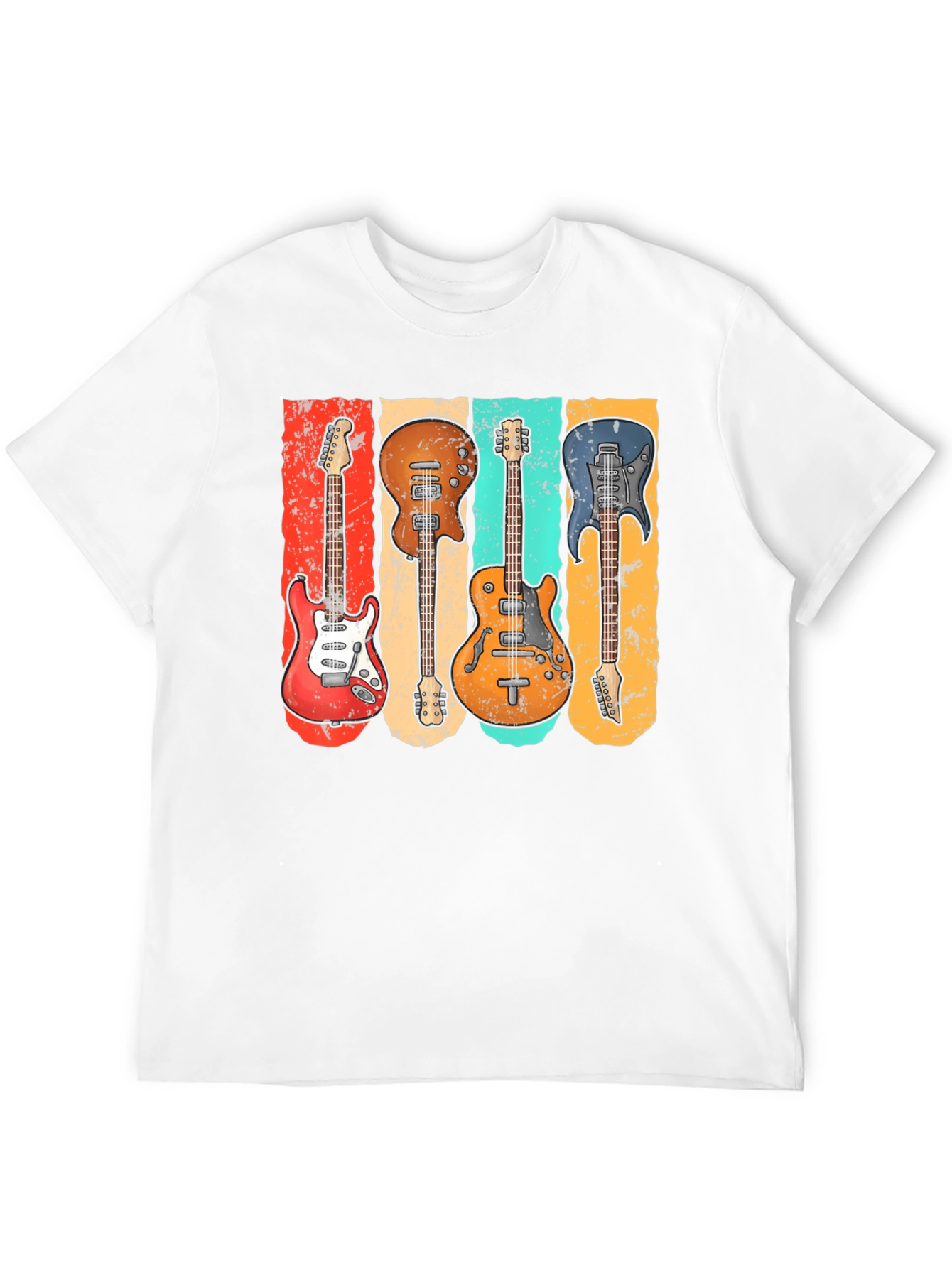 Vintage Electric Guitar T-Shirt for Music Lovers - 12