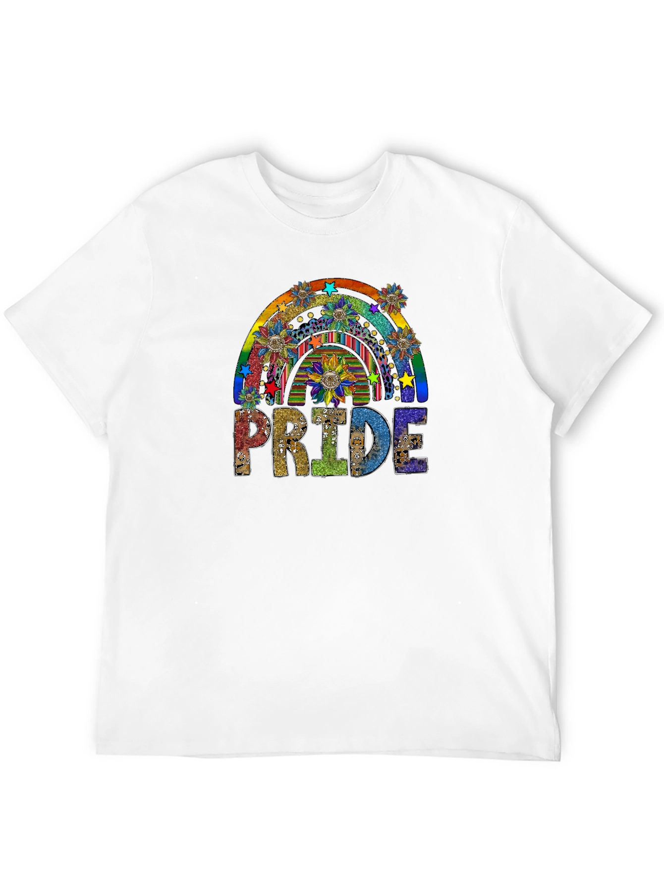 Black Pride Rainbow Graphic Tee view 12