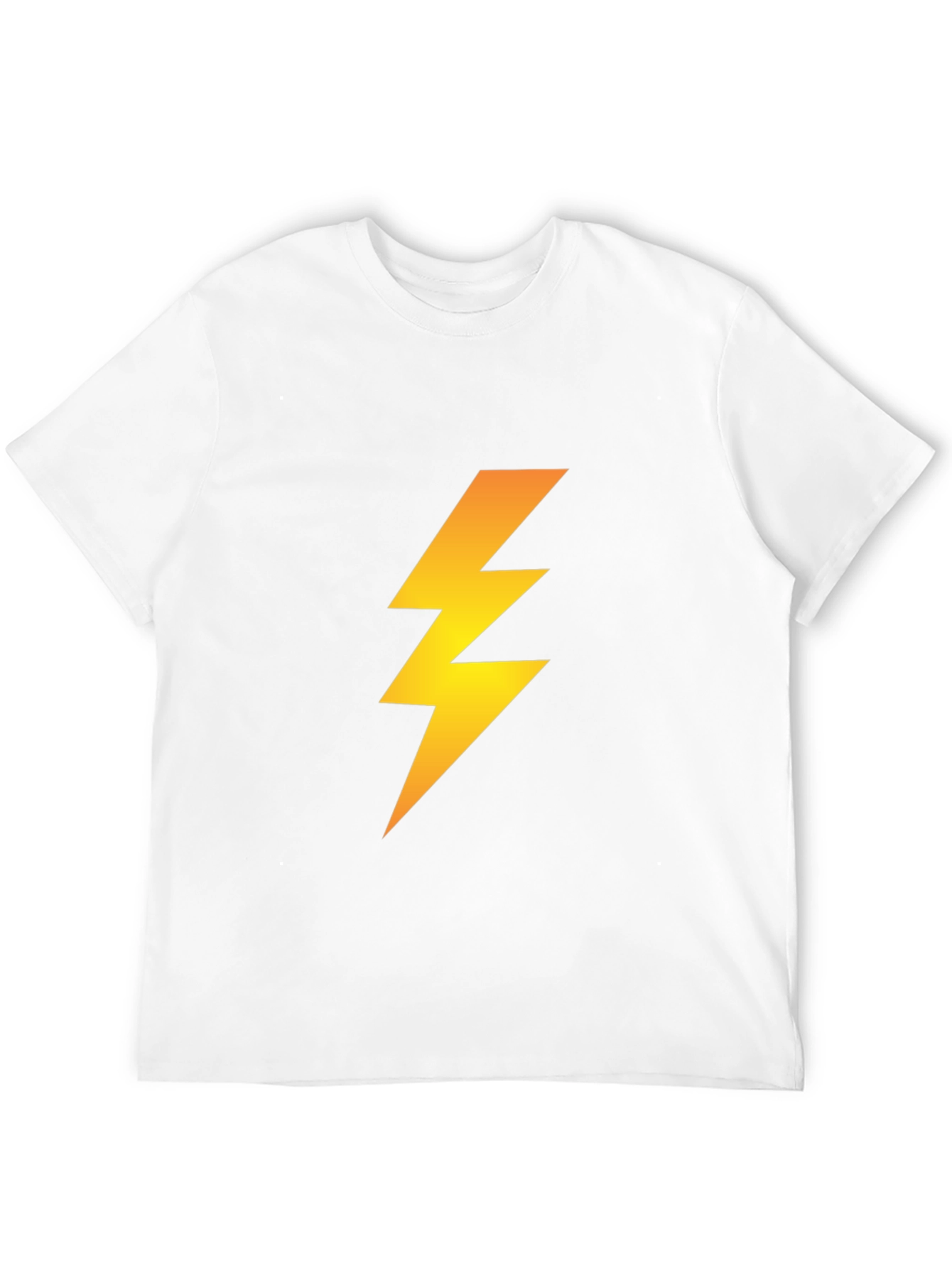 Black Lightning Bolt Graphic Tee - Black view 12