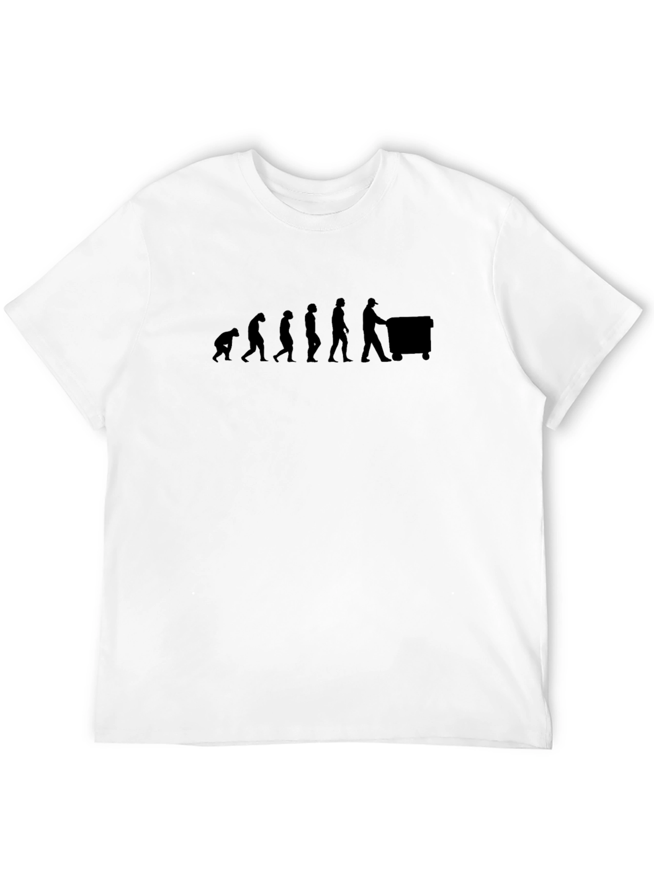 Black Evolution of Lawn Care Black T-Shirt view 12