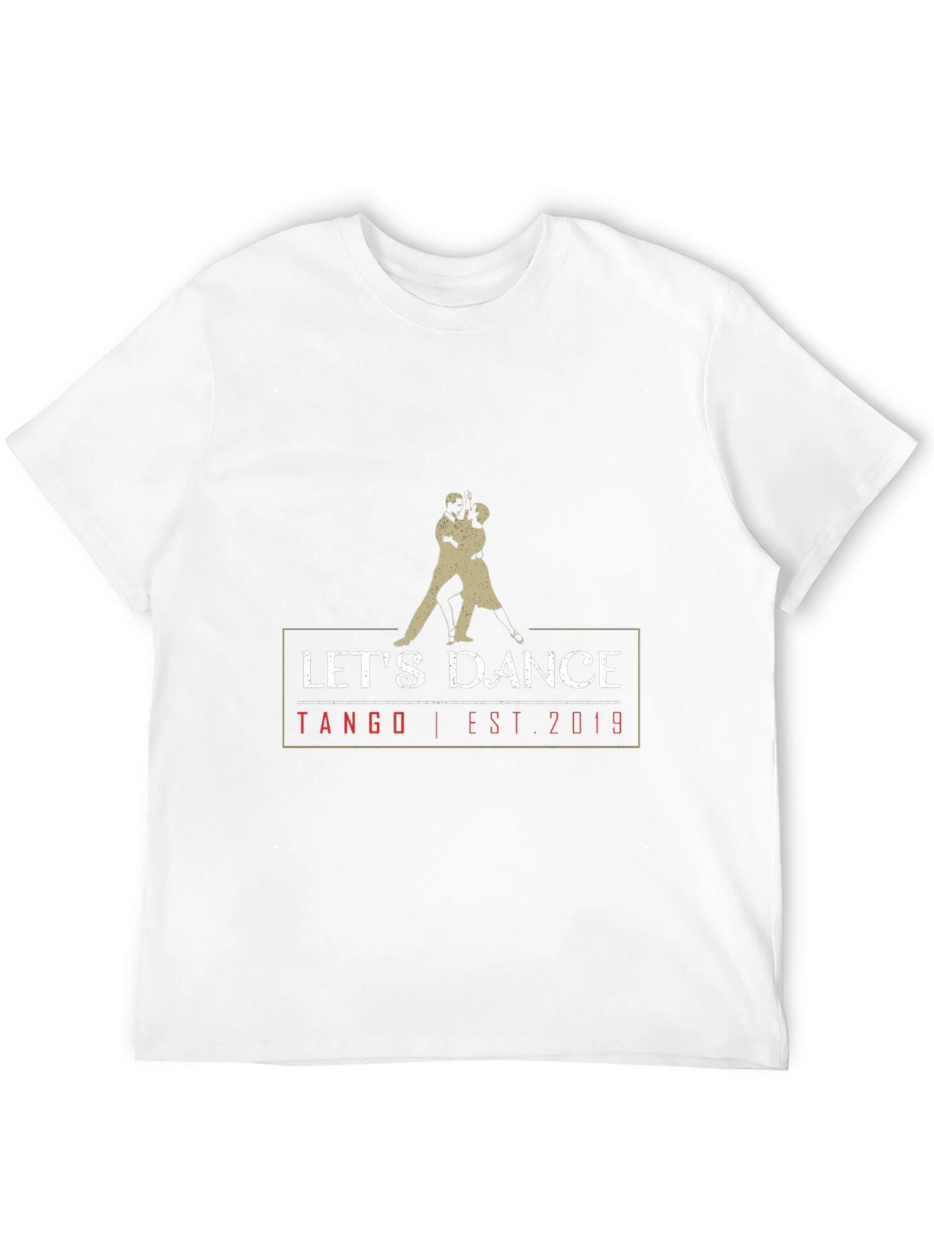 Black Let's Dance Tango Est. 2019 Black T-Shirt view 12