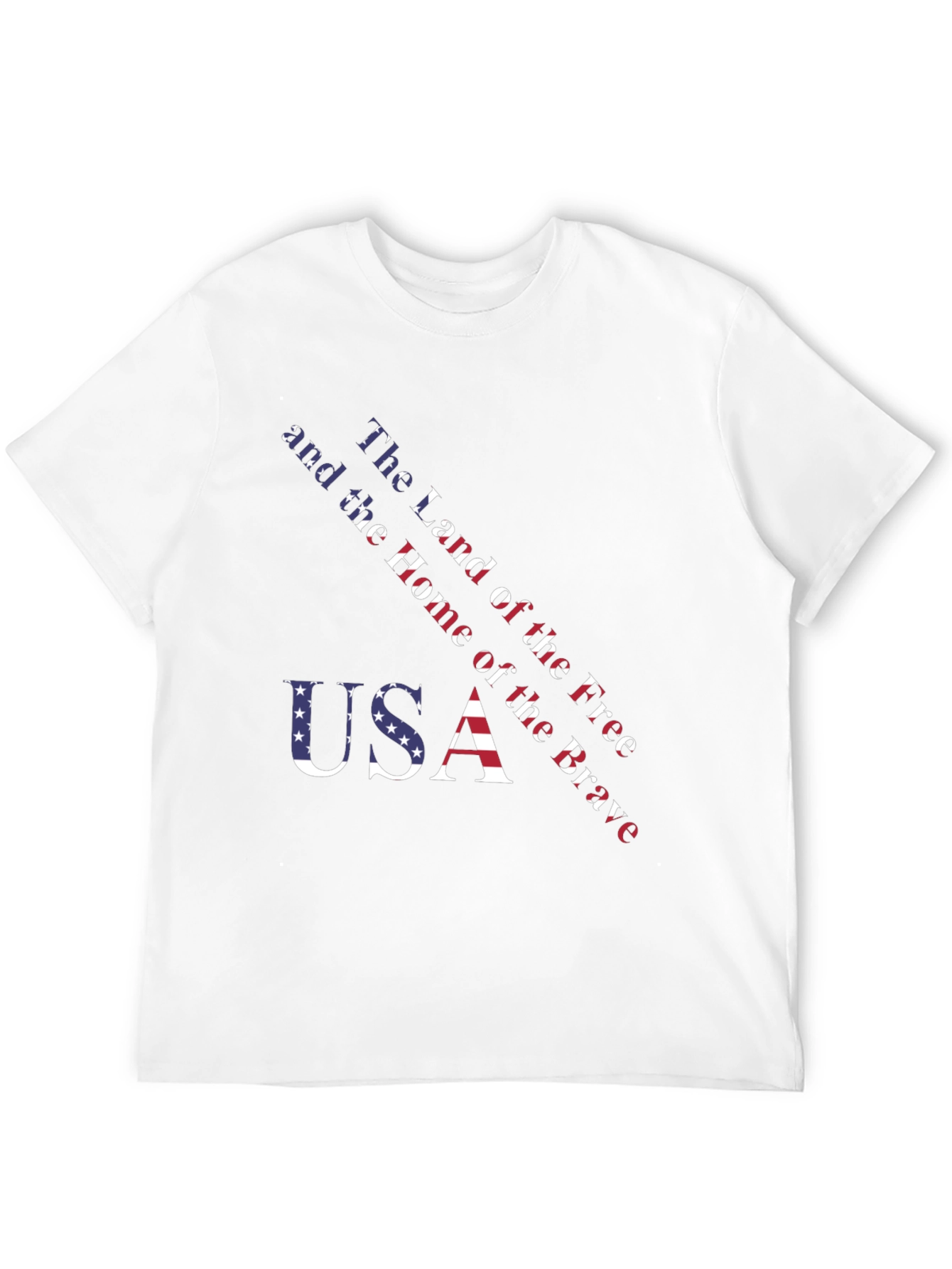 Black USA Patriotic T-Shirt - Land of the Free view 12