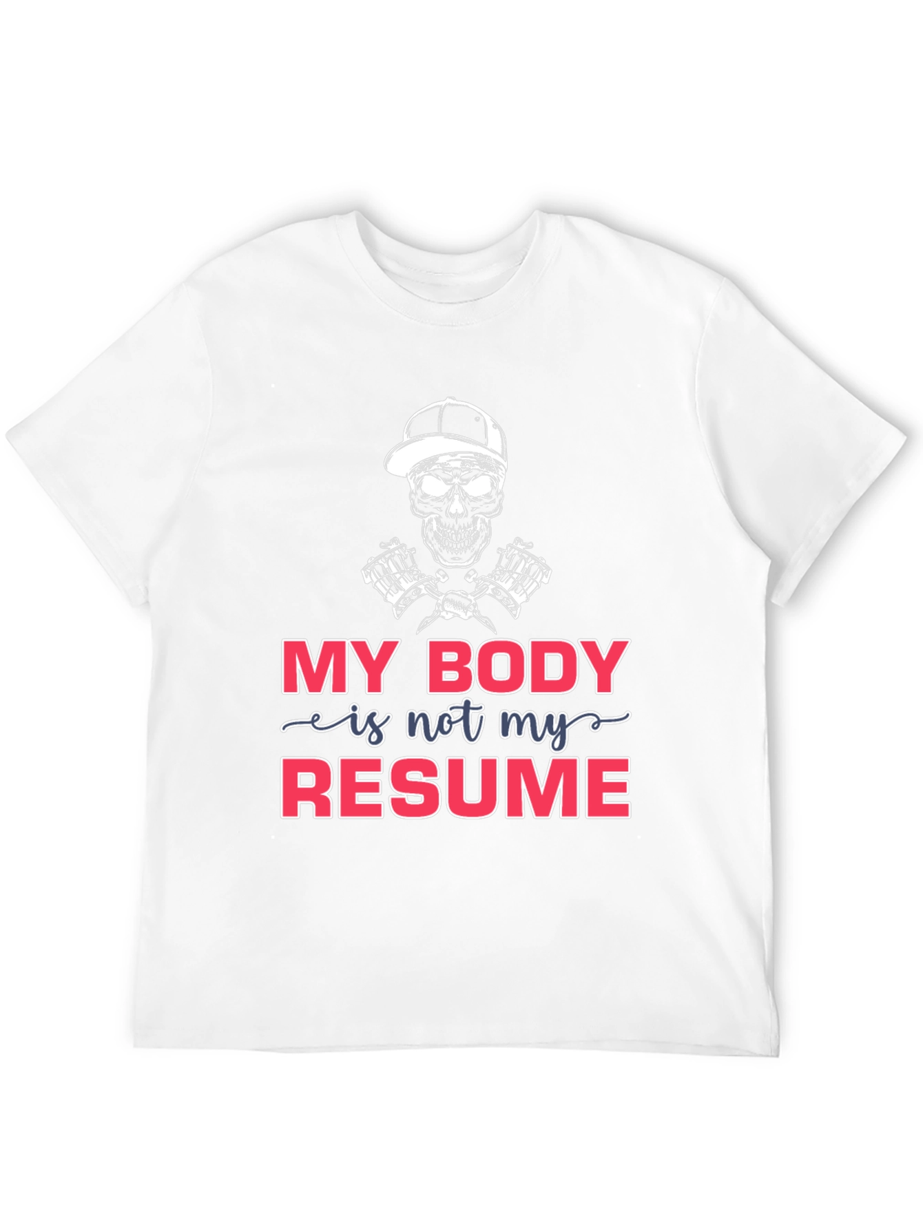 My Body is Not My Resume T-Shirt - Black - 12