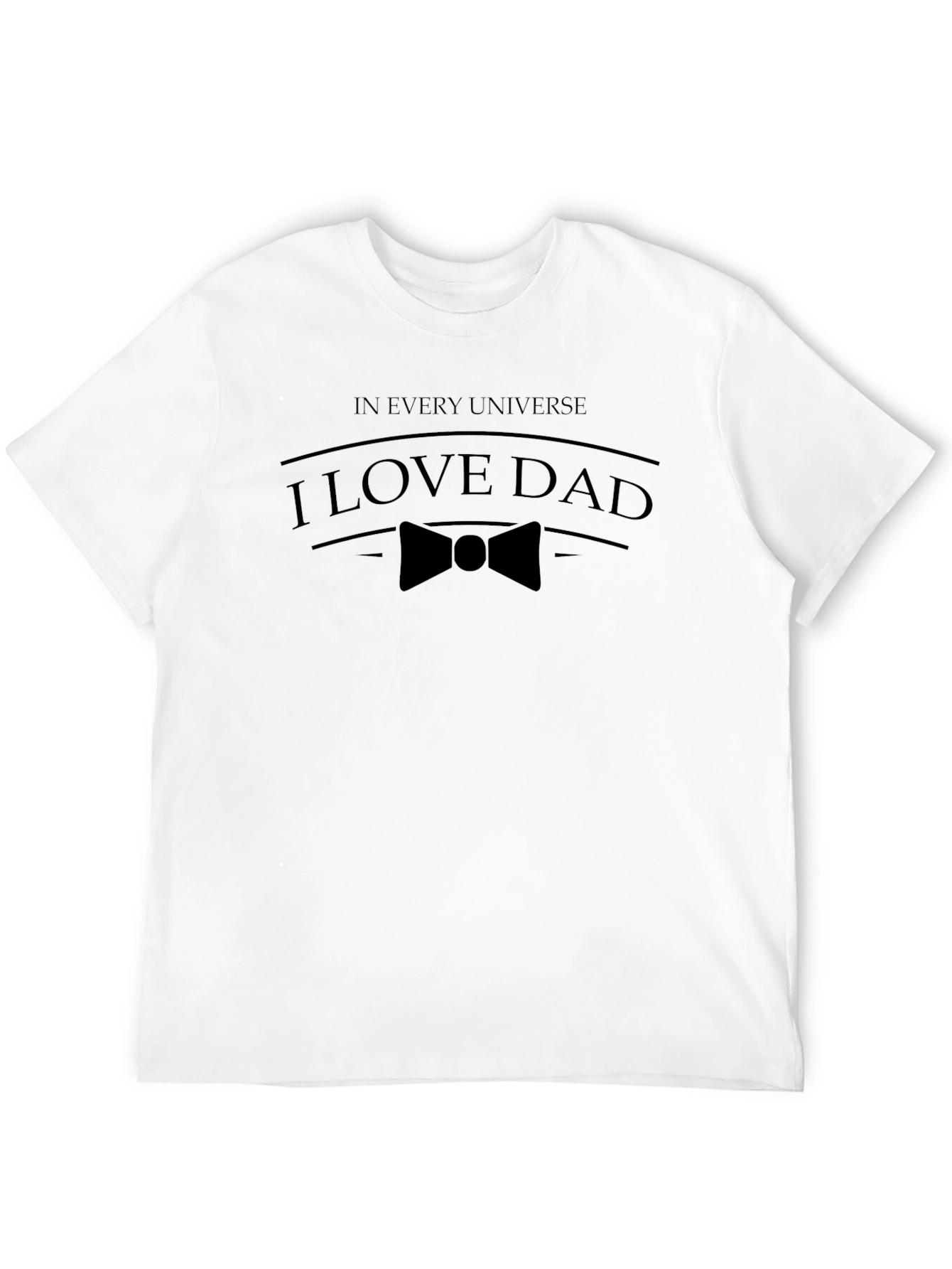 Black I Love Dad T-Shirt - Father's Day Gift view 12