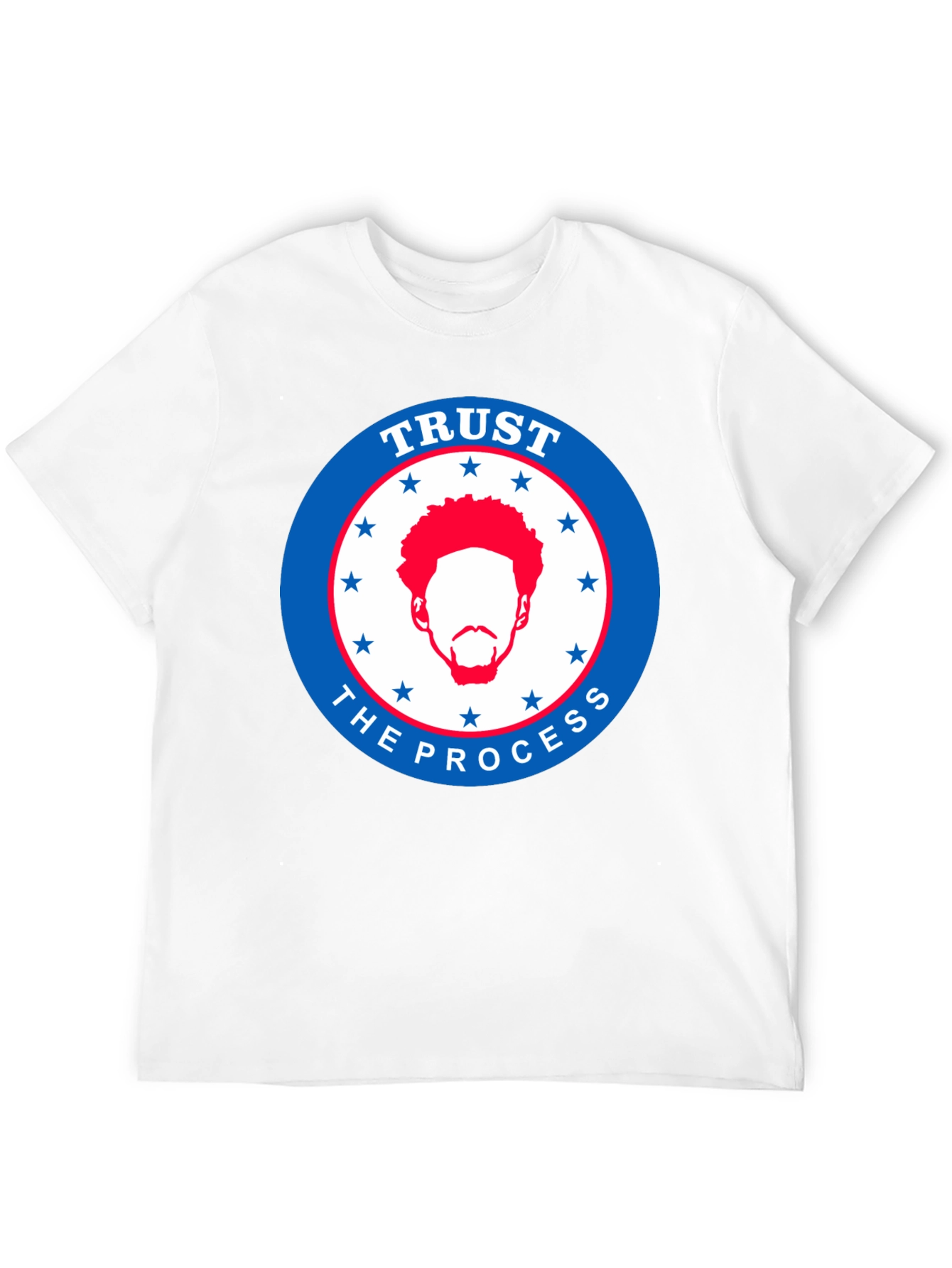 Black Trust The Process Graphic T-Shirt - Black Cotton Tee view 12