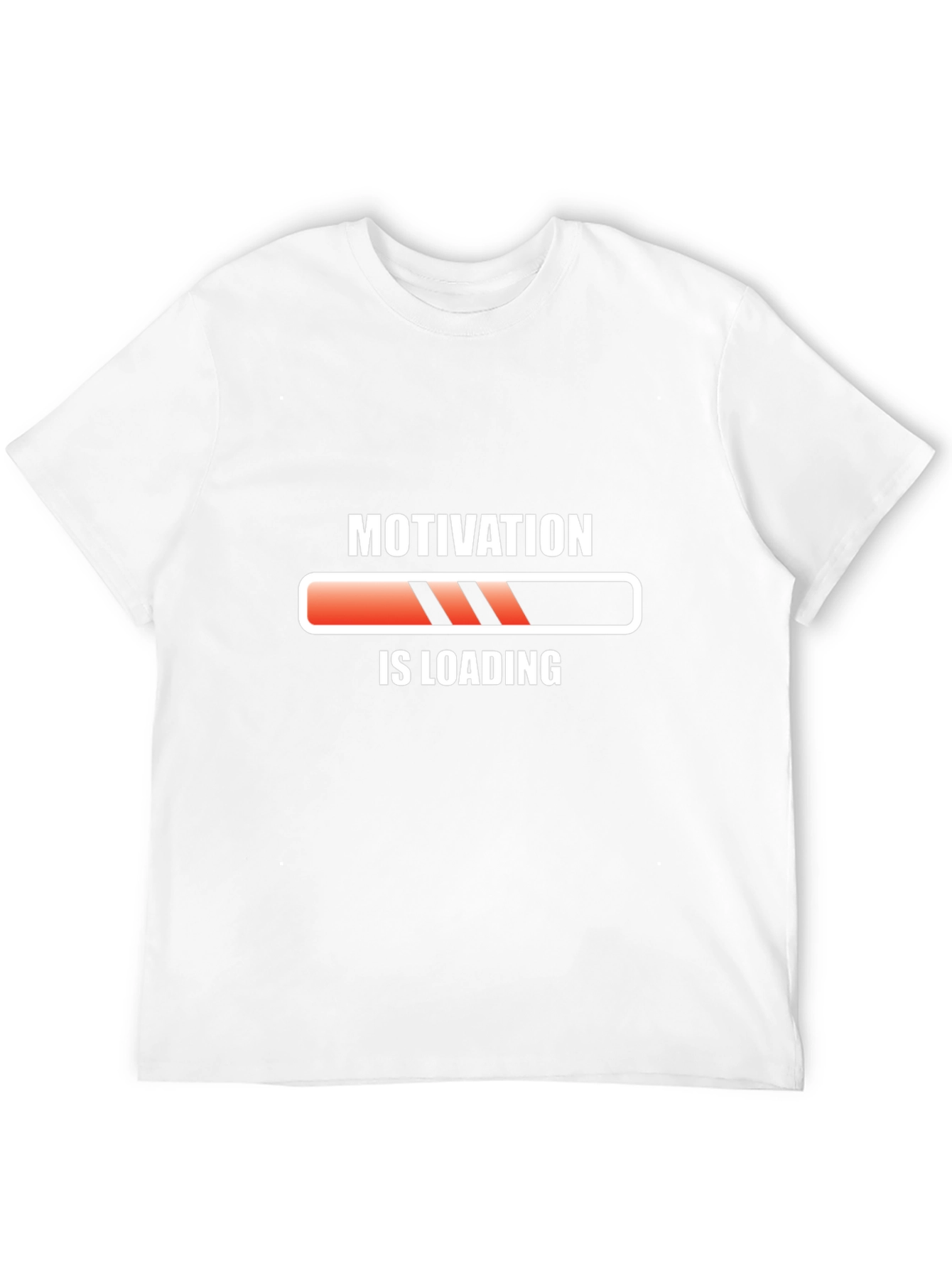 Black Motivation Loading Black T-Shirt view 12