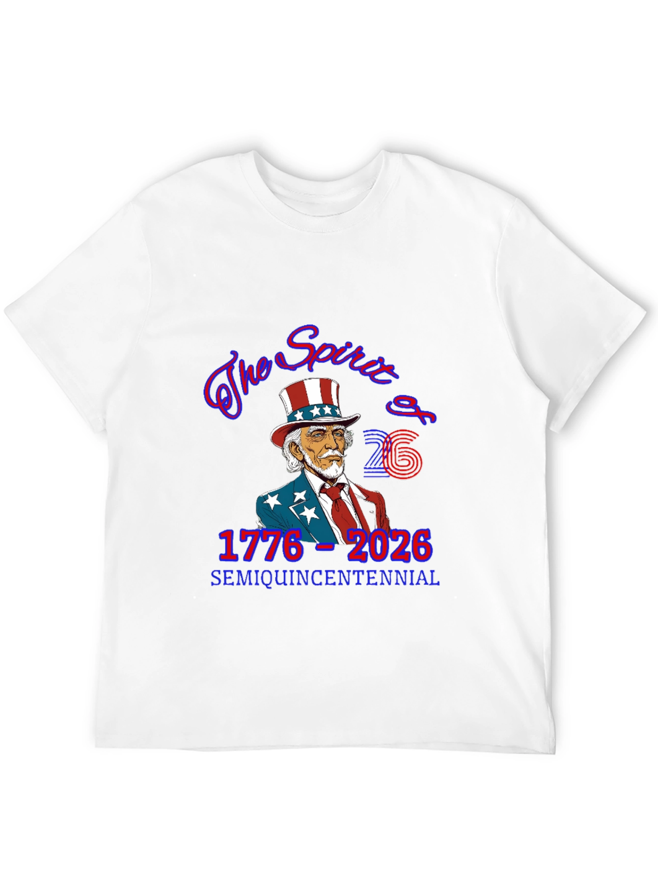 Semi-Quincentennial USA Patriotic T-Shirt - 12