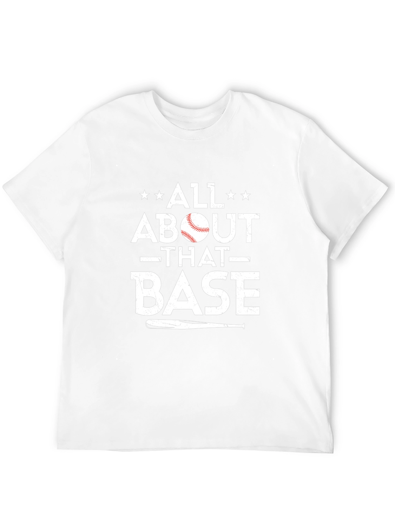 Black All About That Base Baseball T-Shirt view 12