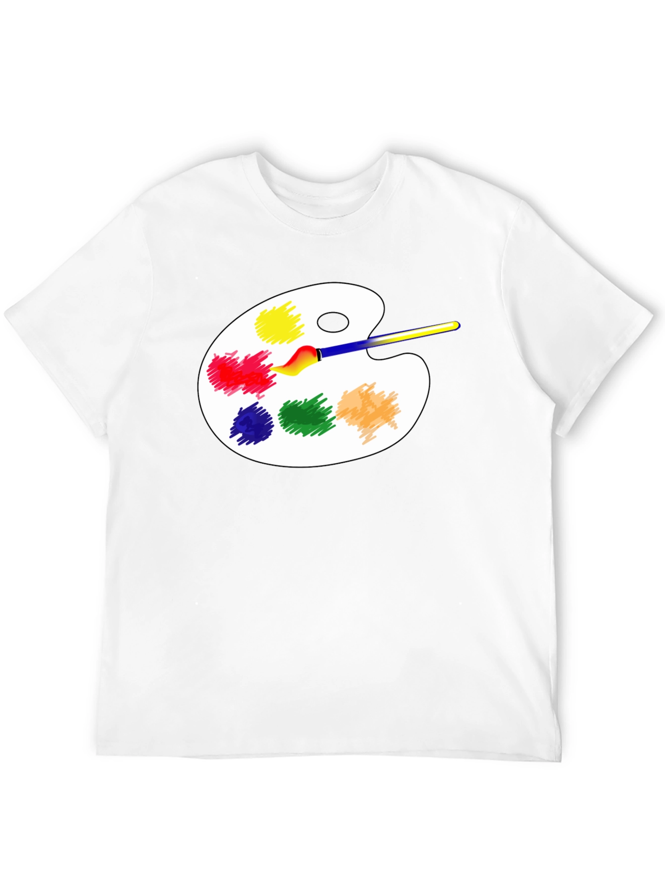 Black Artist Palette T-Shirt - Creative Design view 12