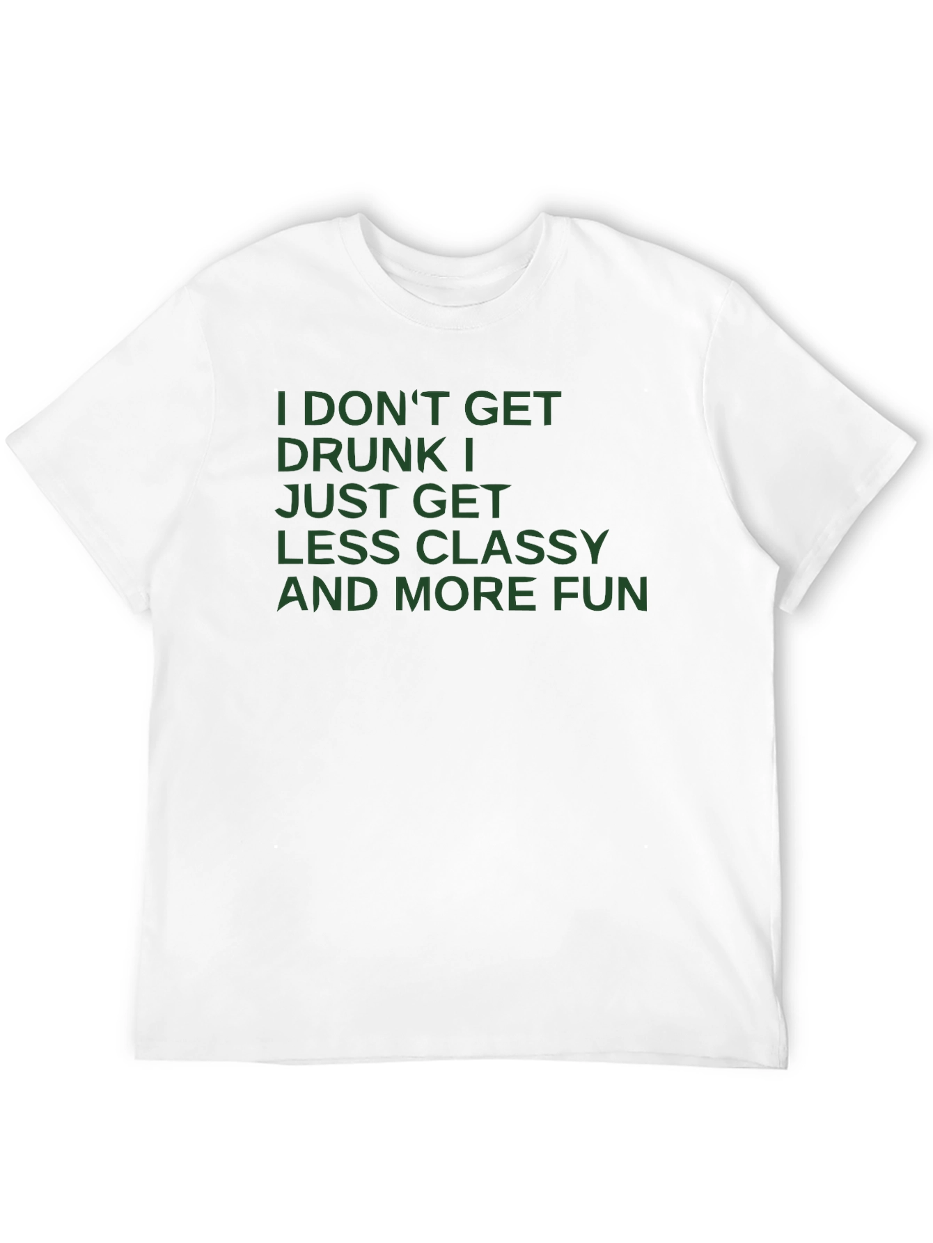 Black Funny Slogan T-Shirt - Less Classy More Fun view 12