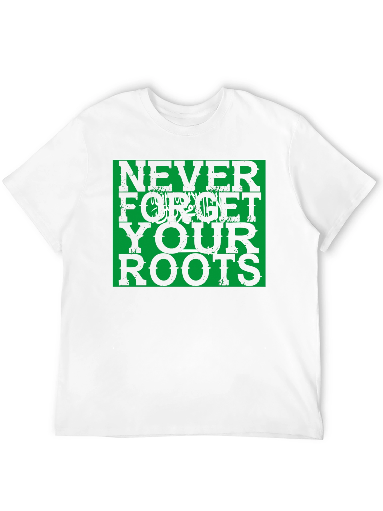 Black Never Forget Your Roots Tee - Saudi Arabia Flag view 12