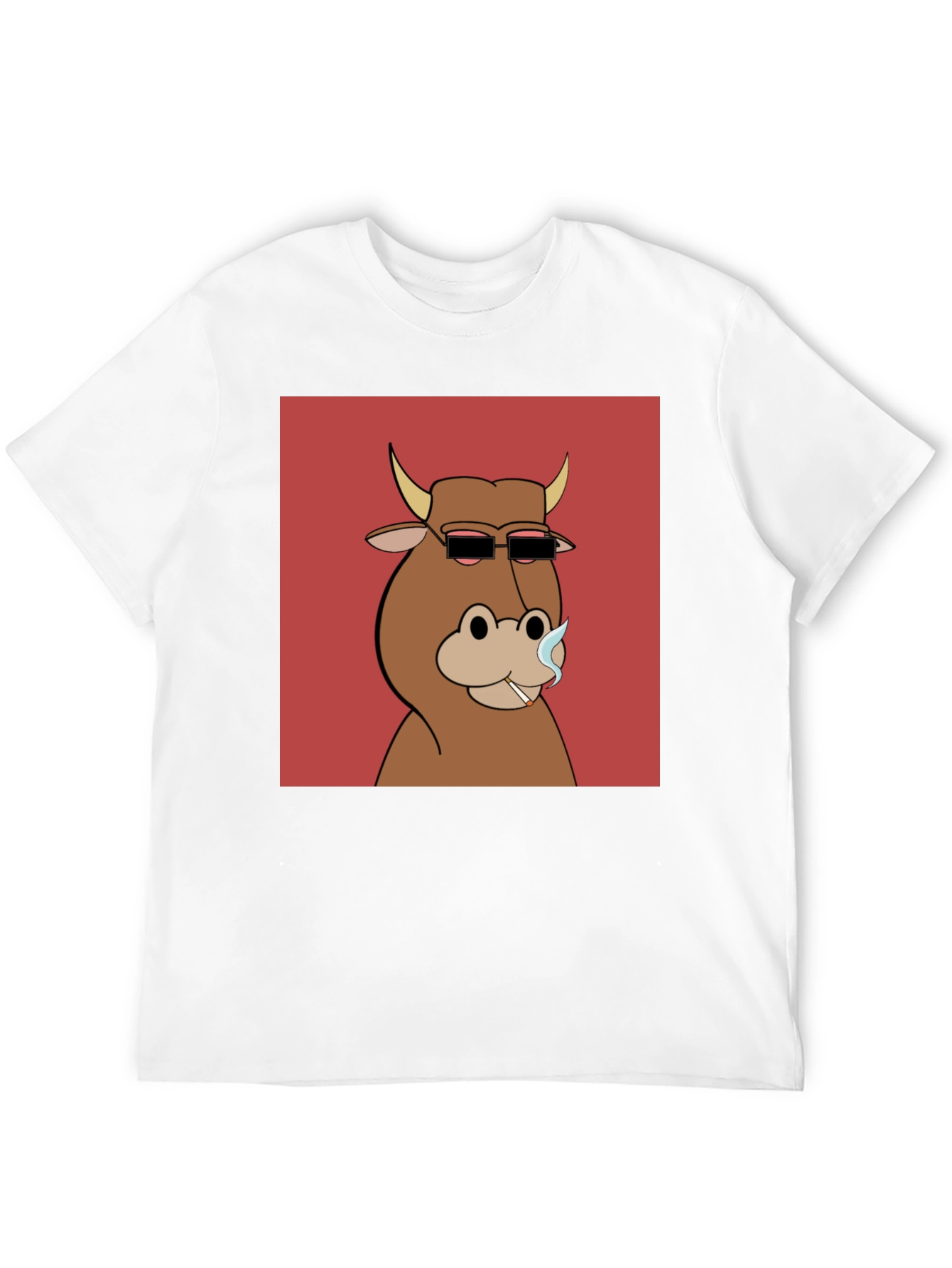 Black Cool Bull NFT T-Shirt view 12