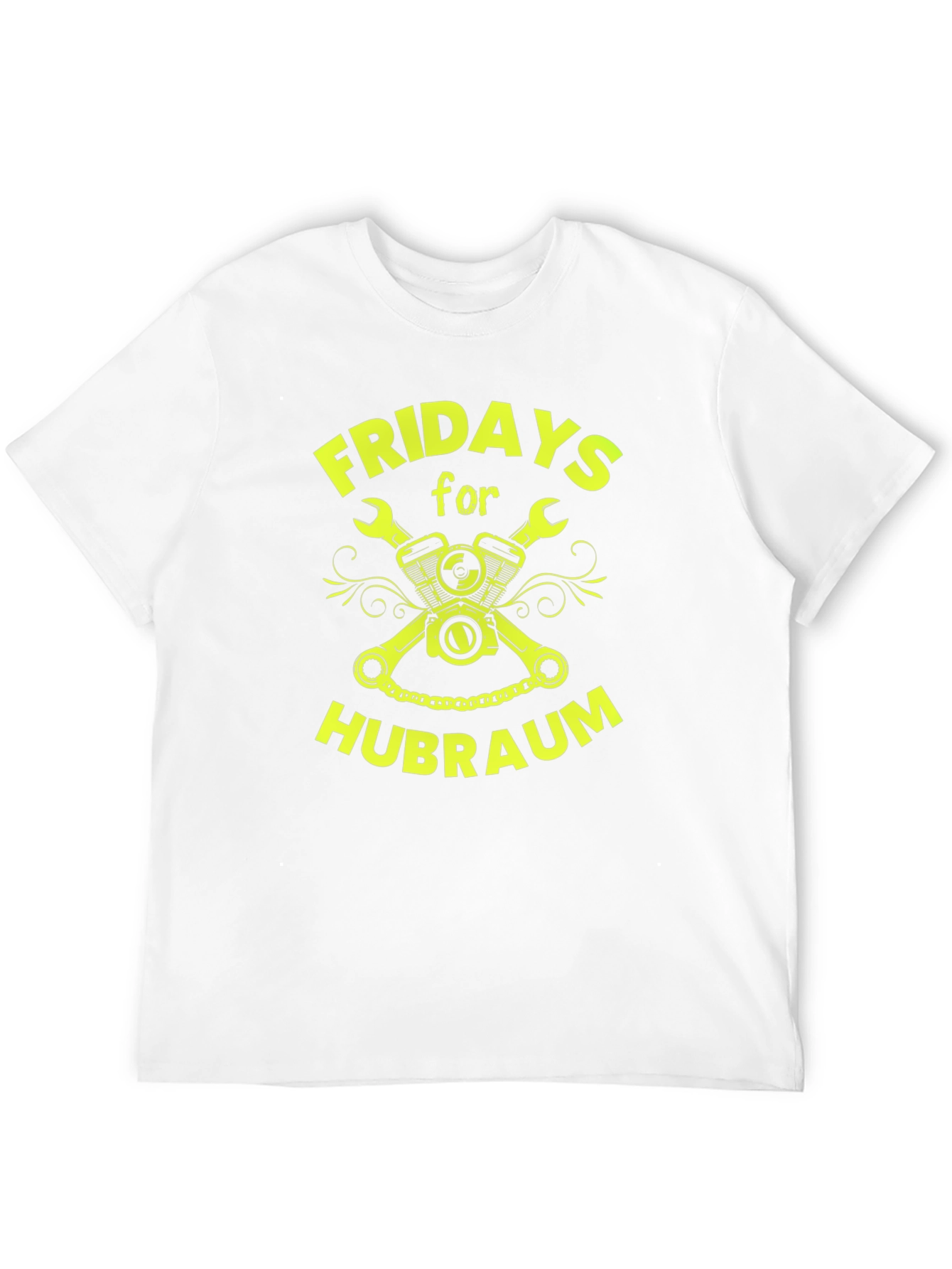 Fridays for Hubraum Black T-Shirt Mechanic Gift - 12