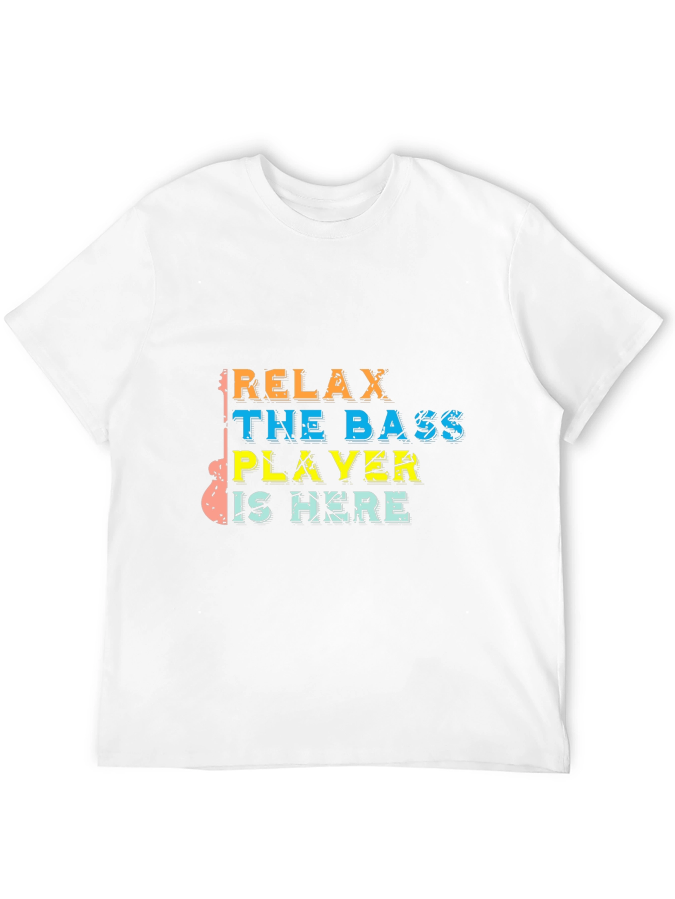 Black Relax, The Bass Player Is Here Graphic T-Shirt view 12