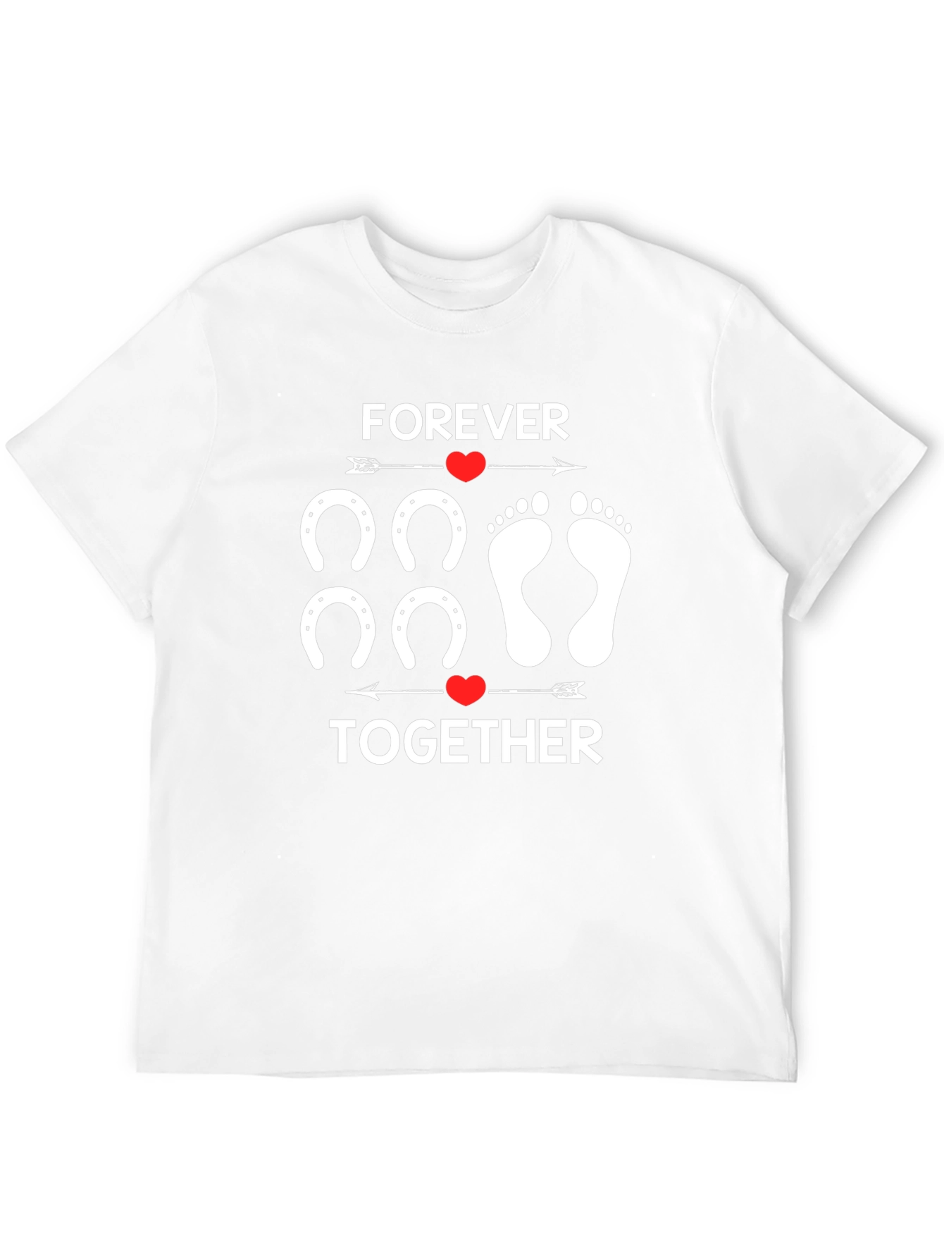 Black Forever Together Graphic T-Shirt - Couples Tee view 12
