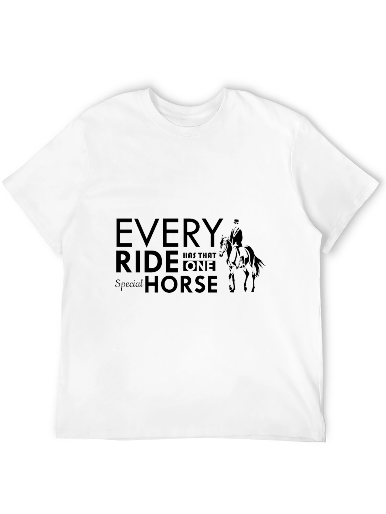 Black Equestrian Horse Lover T-Shirt view 12