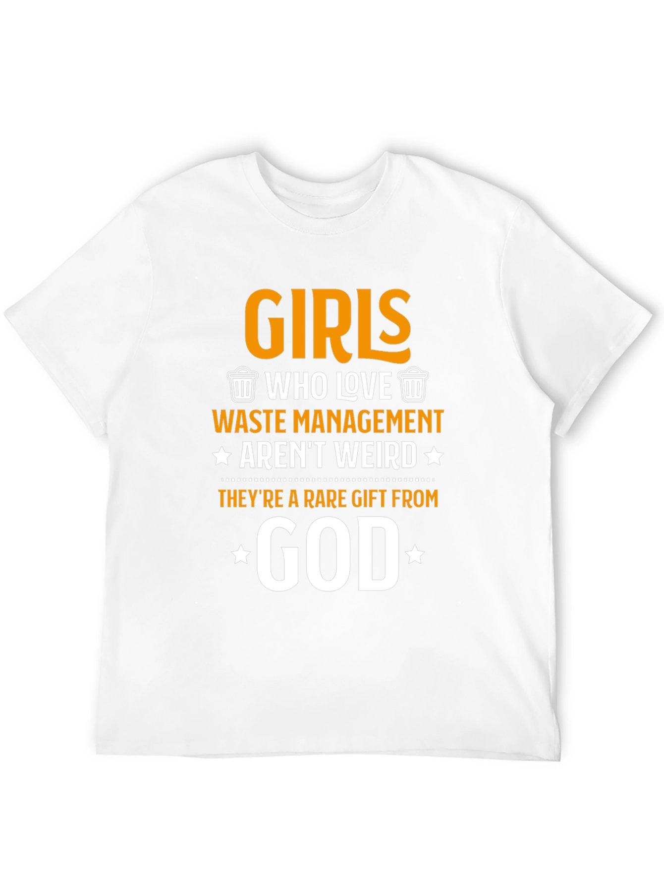 Black Funny Girls Who Love Waste Management T-Shirt view 12