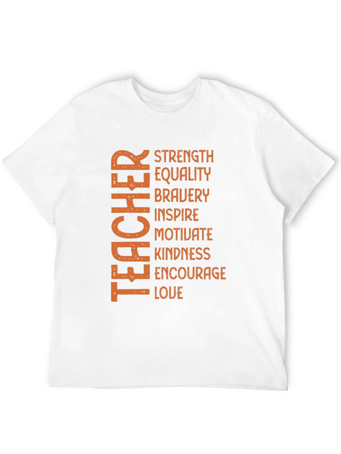 Black Teacher Strength Equality T-Shirt view 12