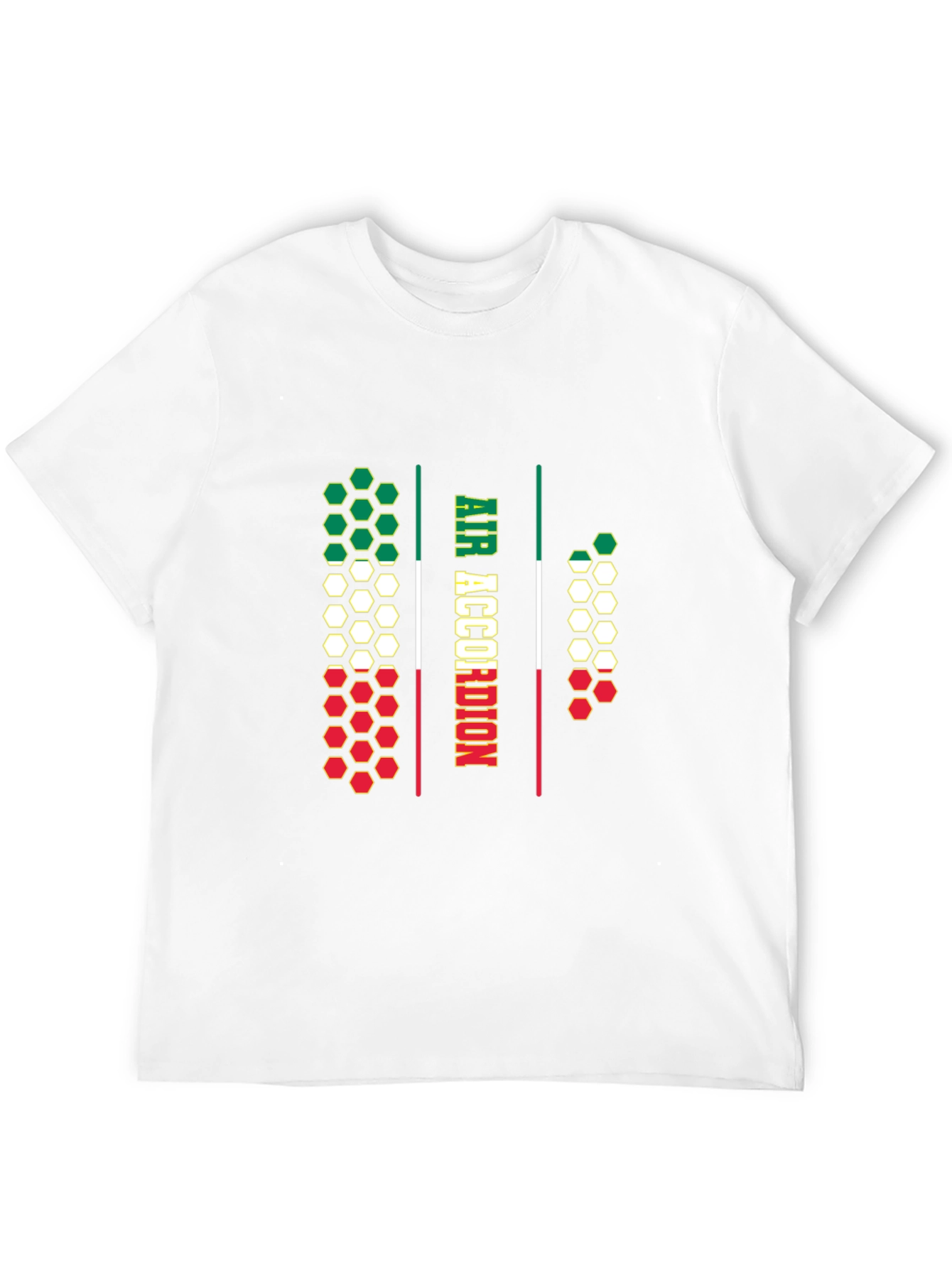 Black Air Accordion Italian Flag T-Shirt view 12