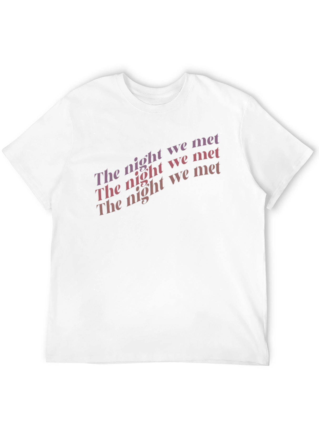 Black The Night We Met Graphic Tee - Soft Cotton Blend view 12