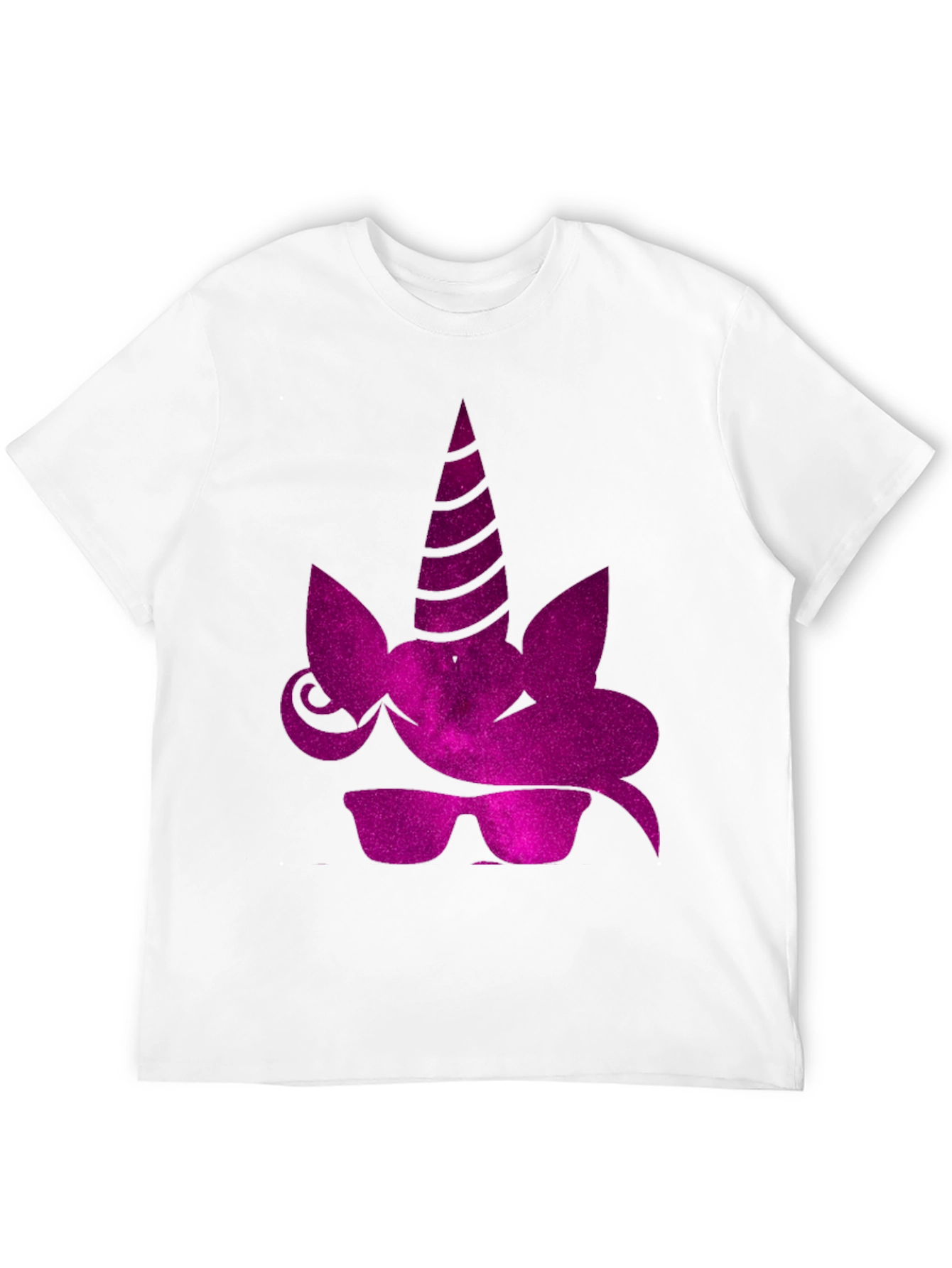 Black Cool Unicorn Tee - Black Graphic T-Shirt view 12