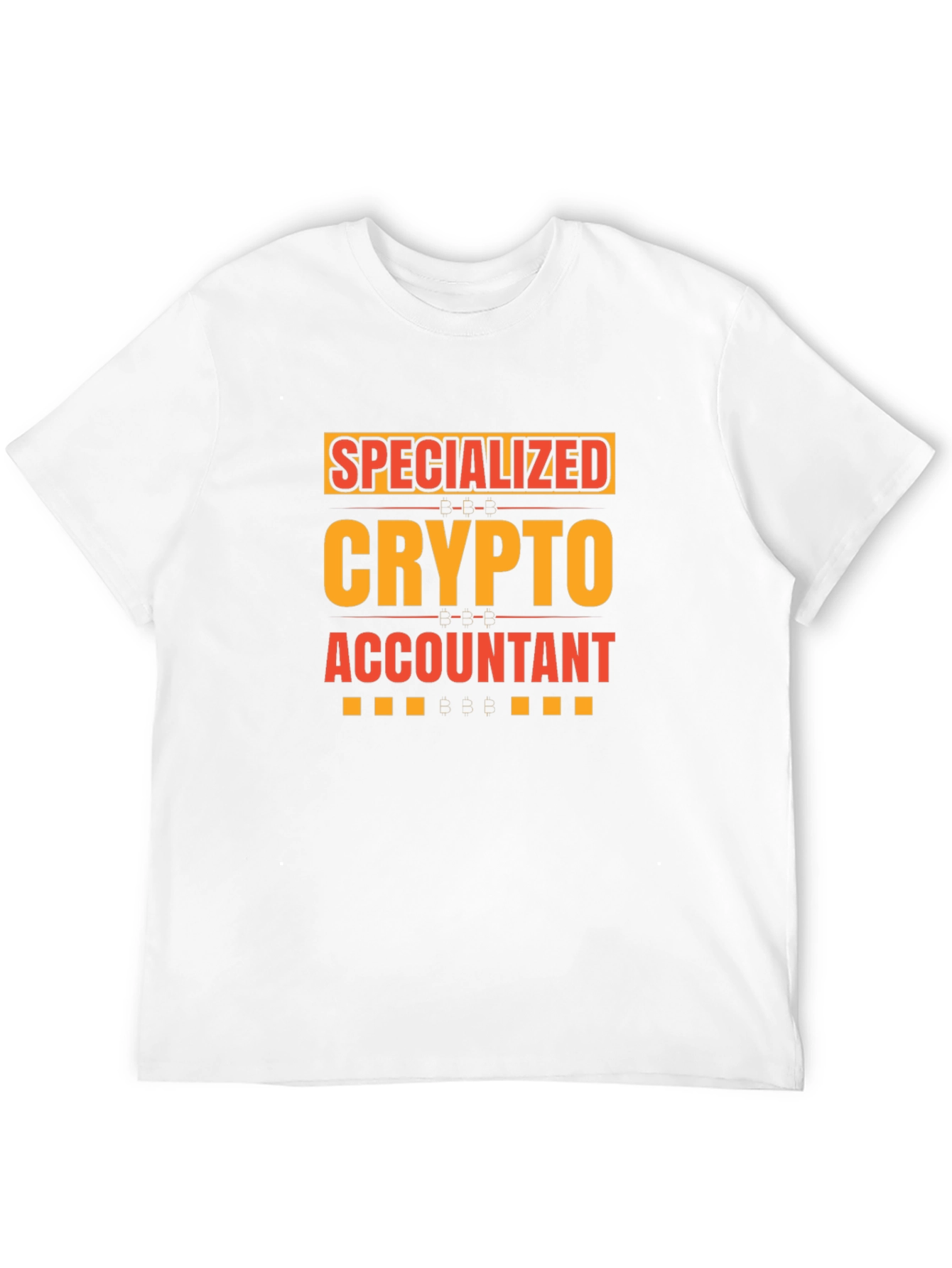 Black Specialized Crypto Accountant Black T-Shirt view 12