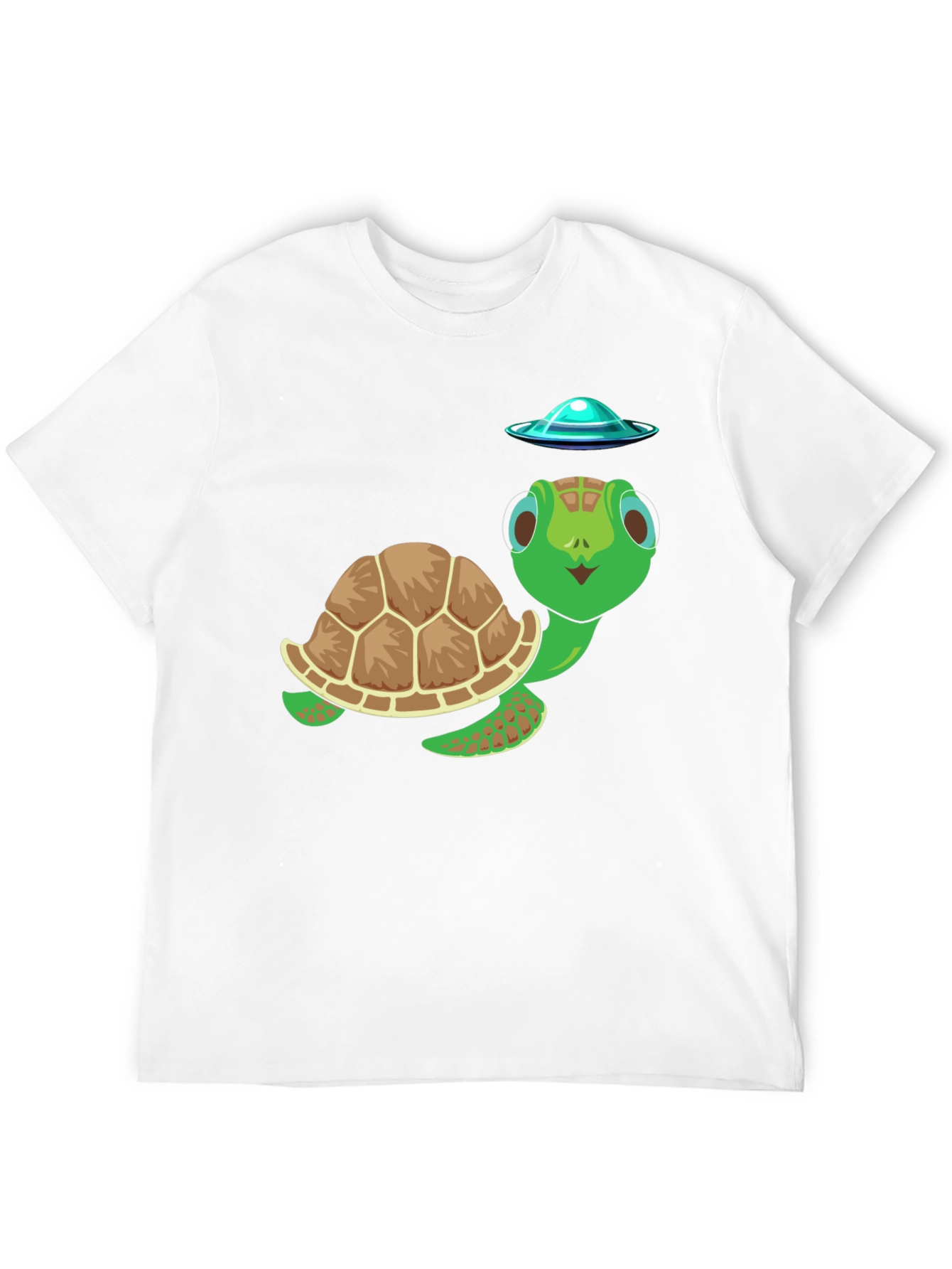 Black Turtle UFO Graphic Tee - Fun & Unique Design view 12
