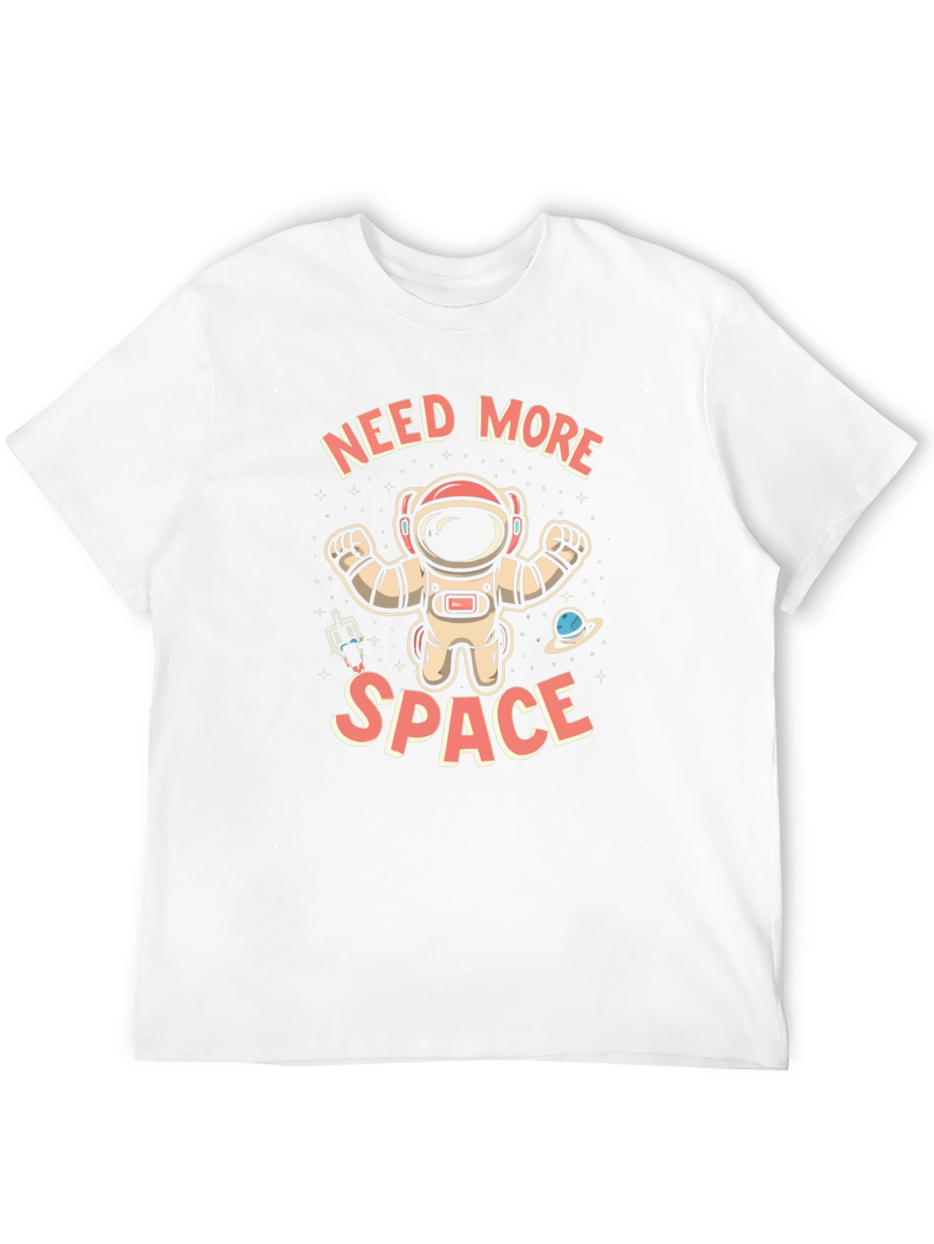 Black Need More Space T-Shirt view 12
