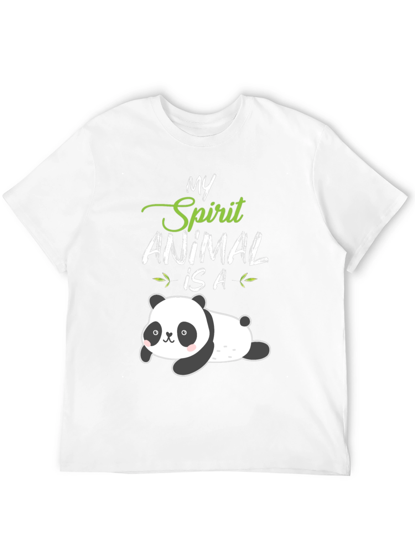 Black My Spirit Animal Panda T-Shirt view 12