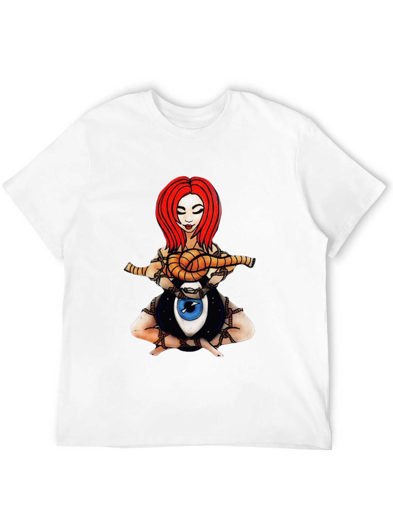 Black Eye Knot Graphic T-Shirt - Unique Design view 12