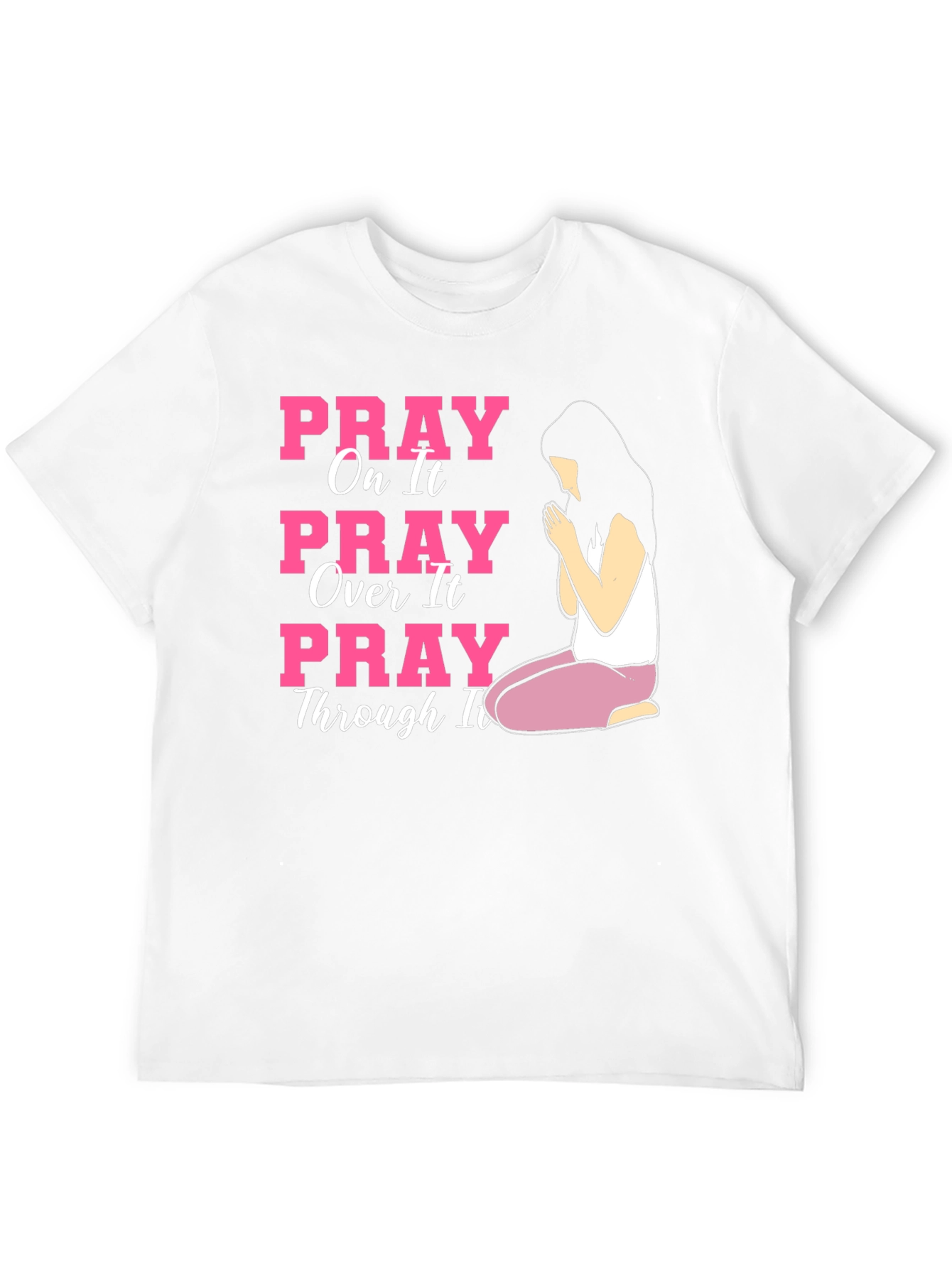 Black Pray On It Graphic Tee view 12