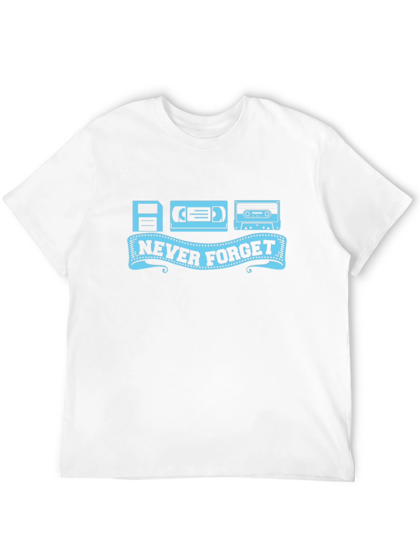 Black Never Forget Retro Tech T-Shirt view 12