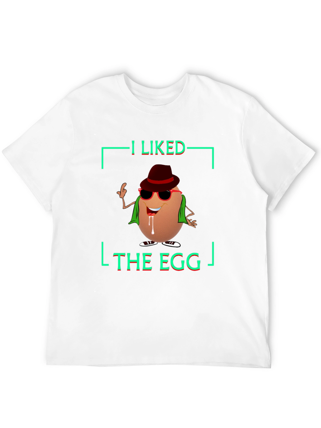 Black I Liked The Egg T-Shirt - Novelty Graphic Tee view 12