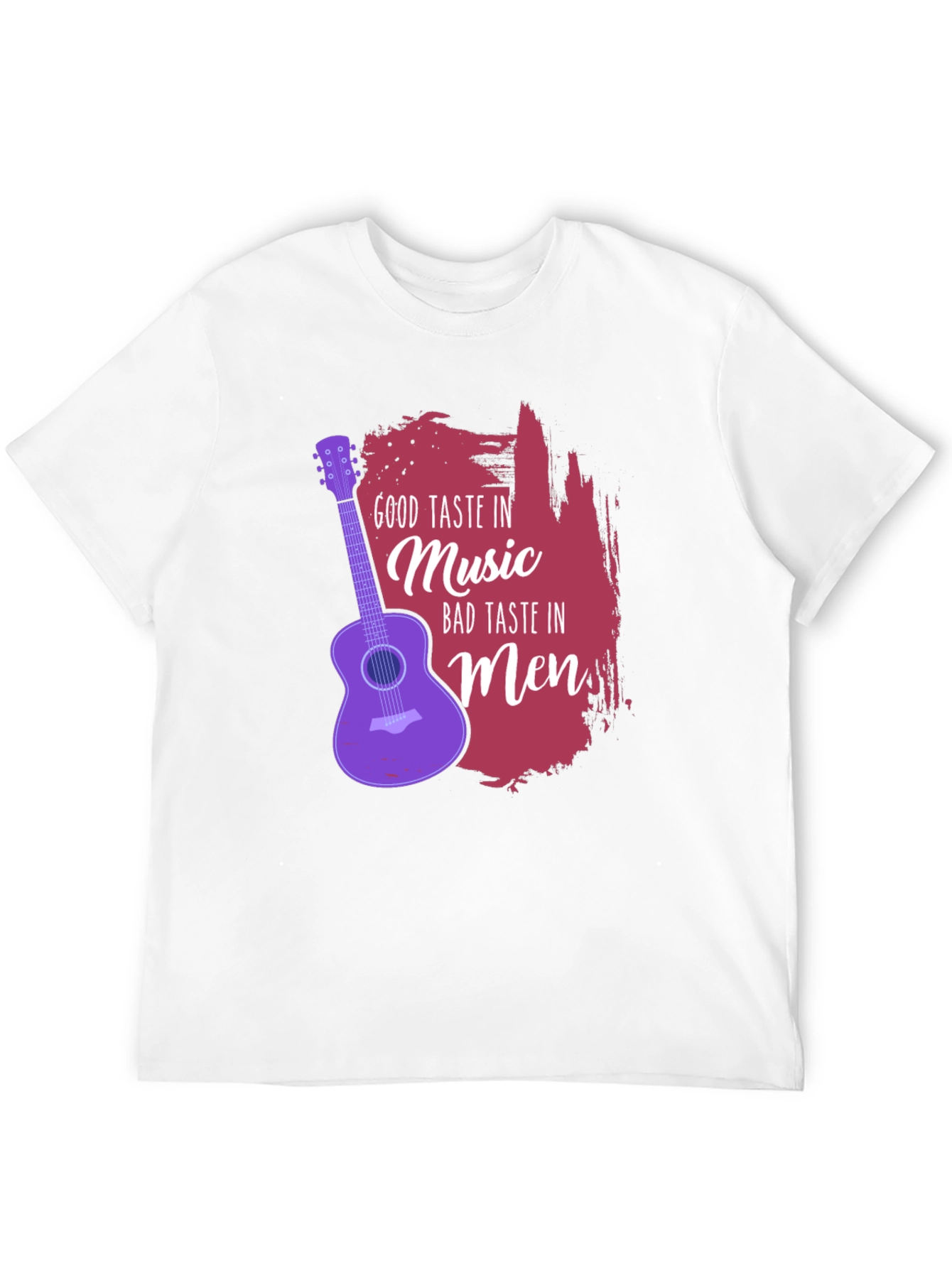 Black Good Taste Music Bad Taste Men Graphic Tee view 12