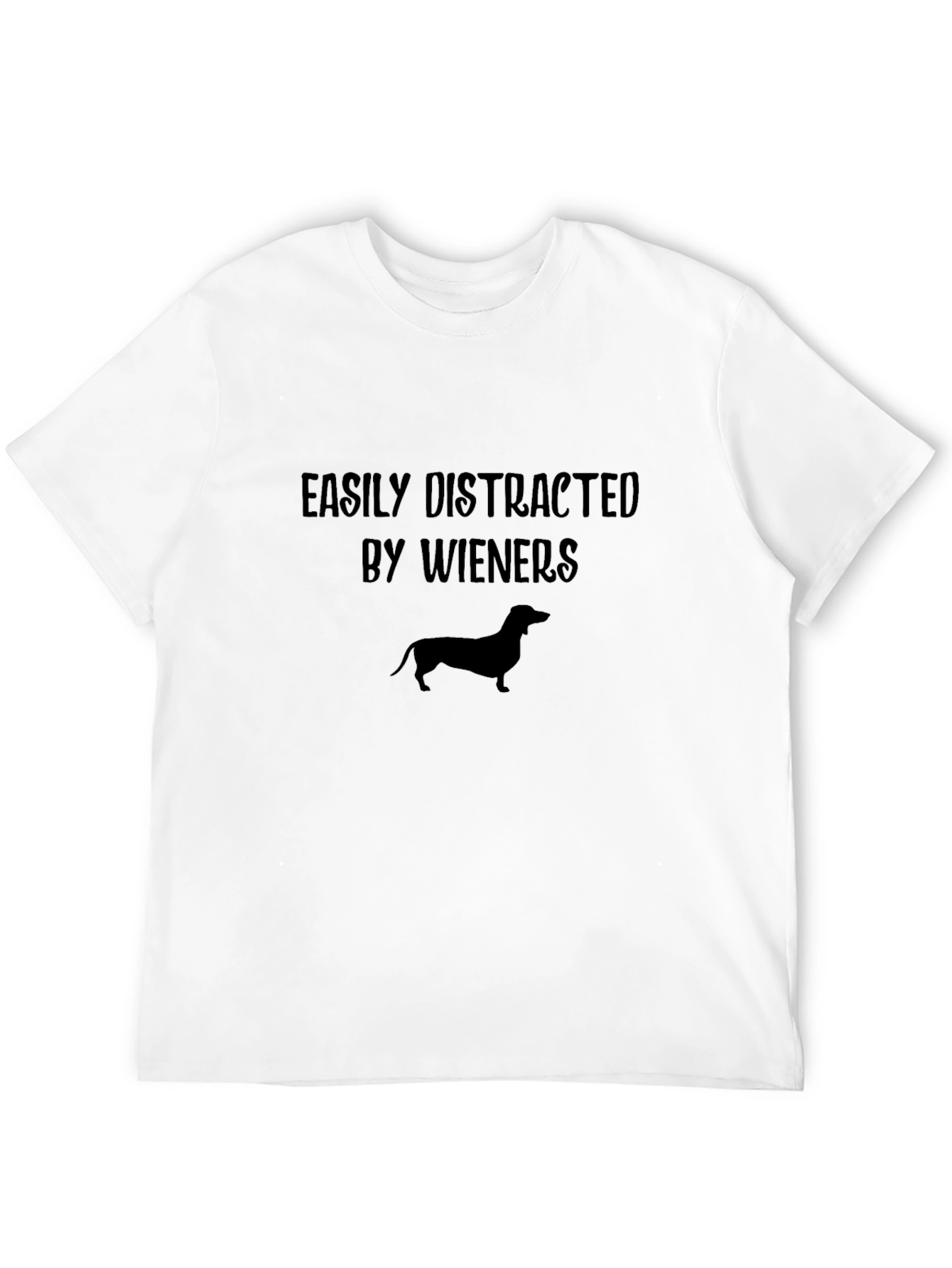 Easily Distracted By Wieners Dachshund T-Shirt - 12