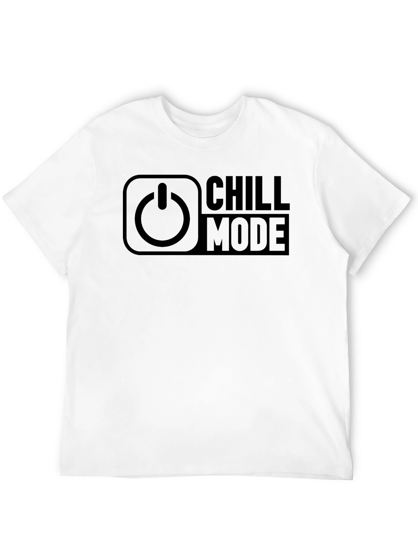 Black Chill Mode Black Graphic Tee - Relax & Unwind view 12