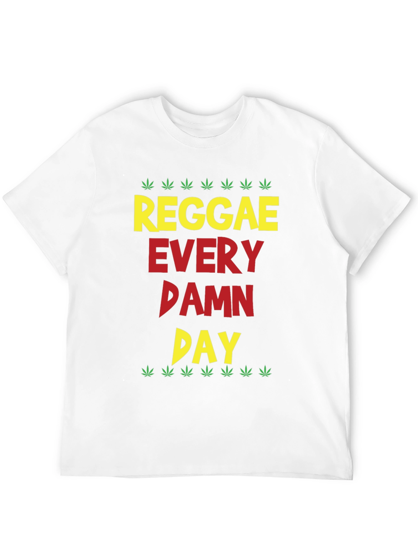 Black Reggae Every Damn Day Graphic Tee view 12