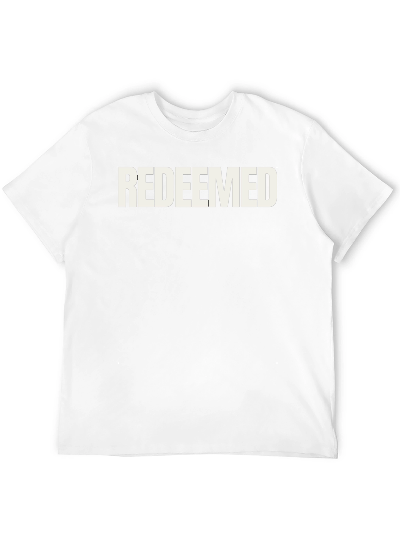 Black Redeemed Graphic Print Crew Neck T-Shirt view 12
