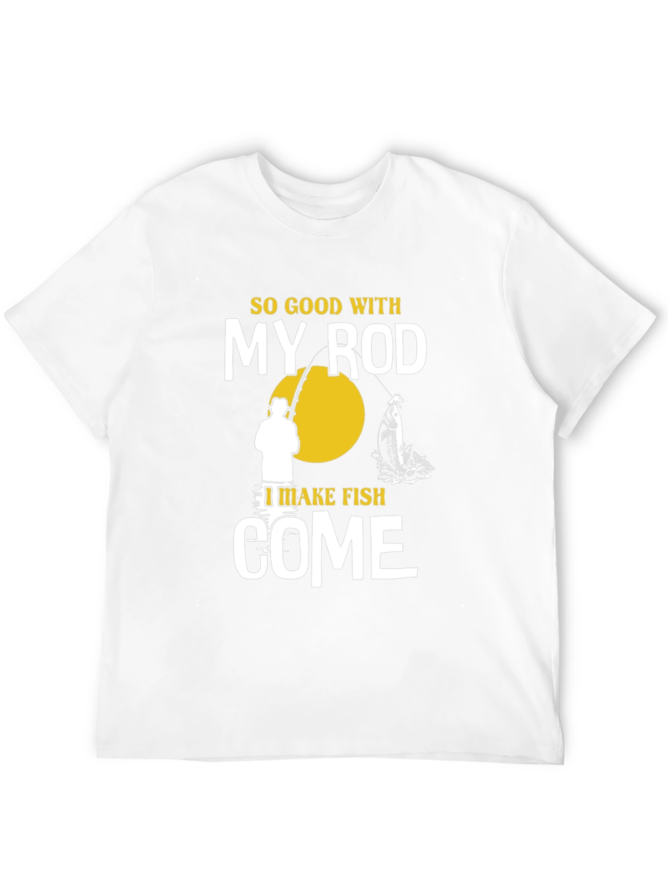 Black Fishing T-Shirt - So Good With My Rod view 12