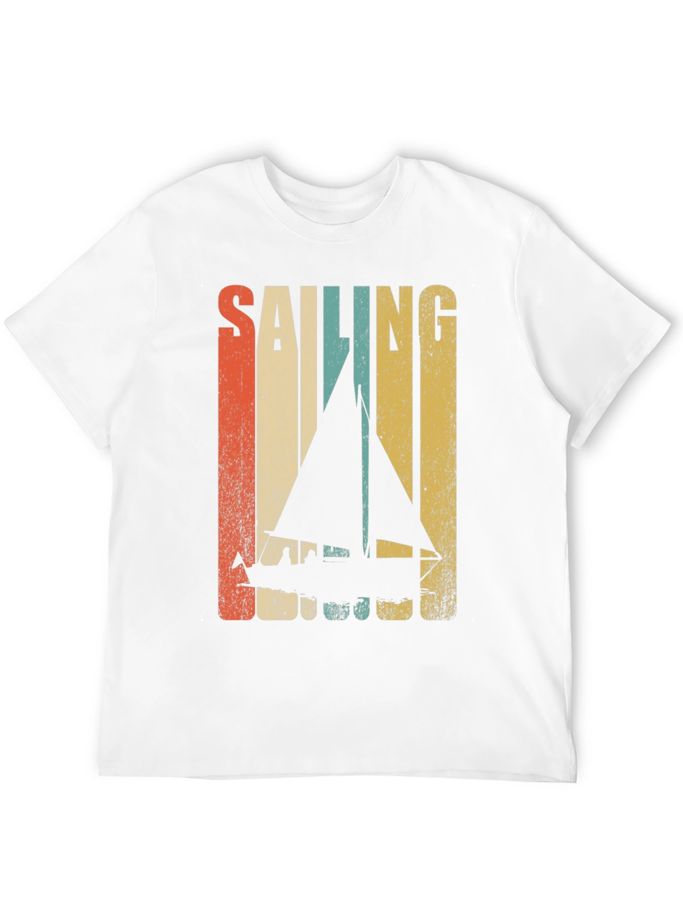 Black Sailing Retro T-Shirt view 12