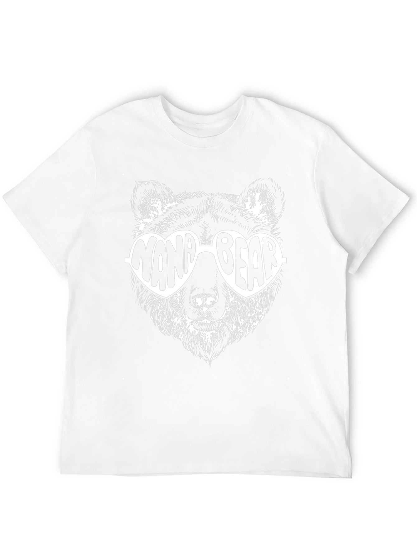 Black Nana Bear T-Shirt - Cool Bear Sunglasses Tee view 12