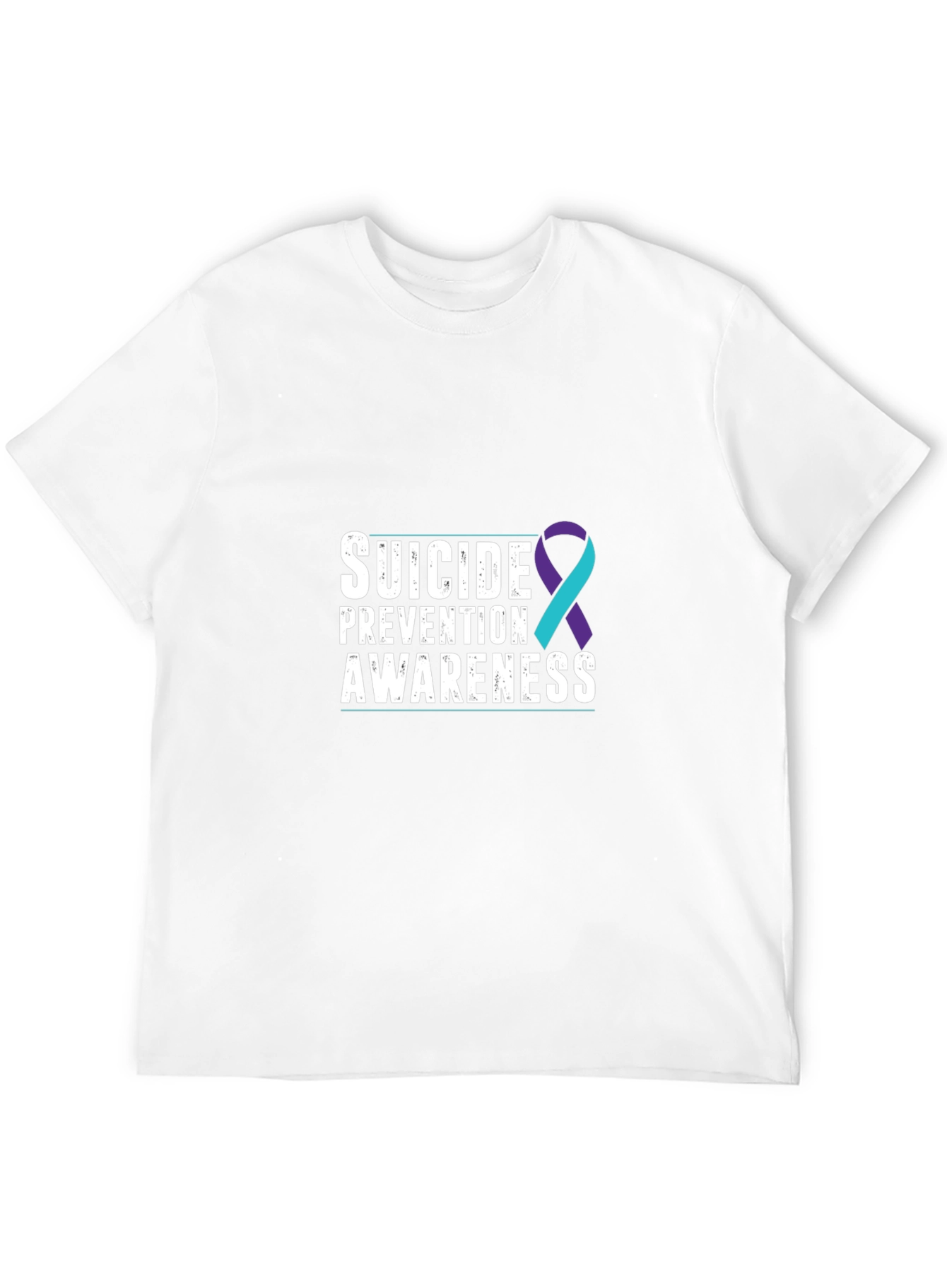 Black Suicide Prevention Awareness T-Shirt view 12