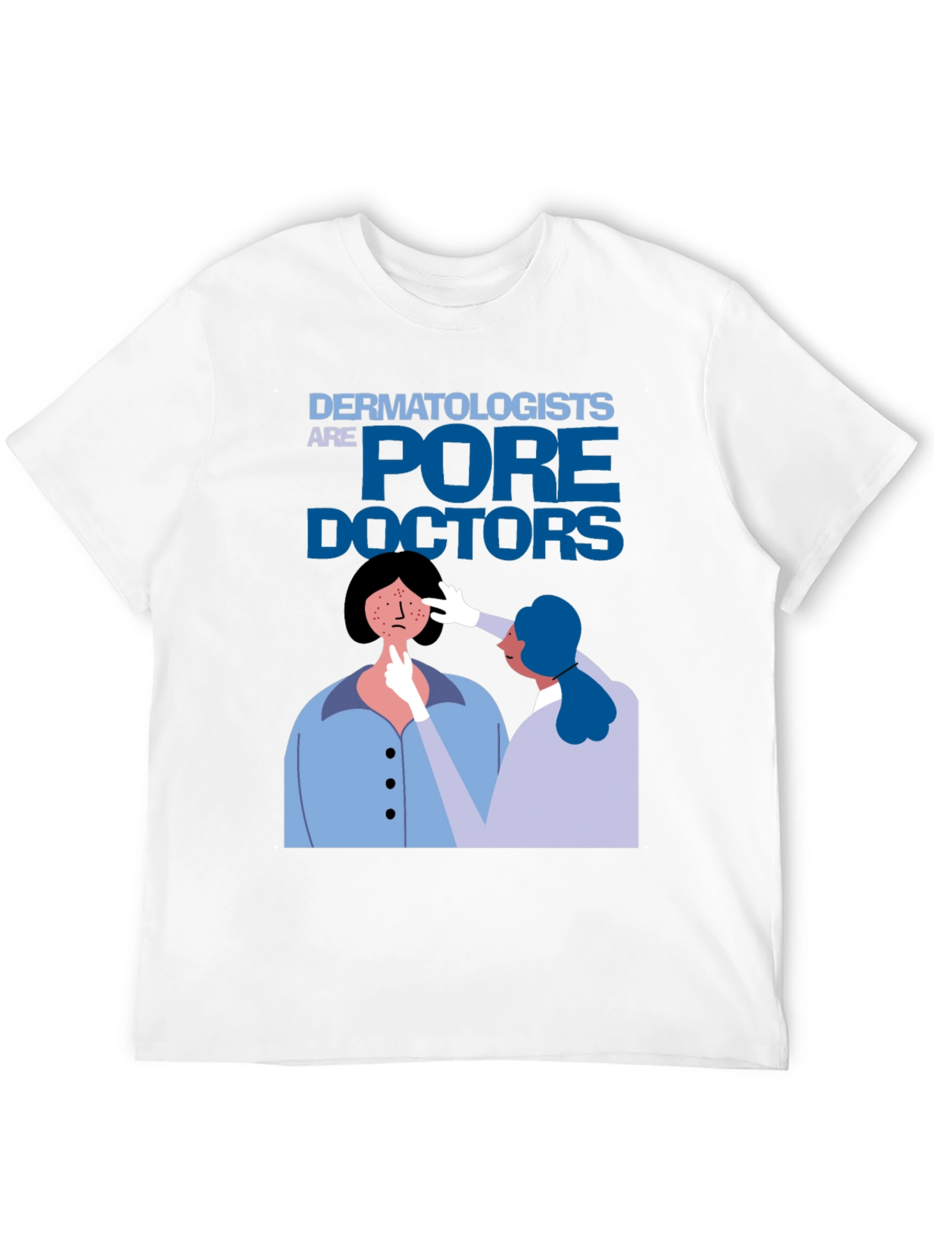 Black Dermatologists 'Pore Doctors' Black T-Shirt view 12