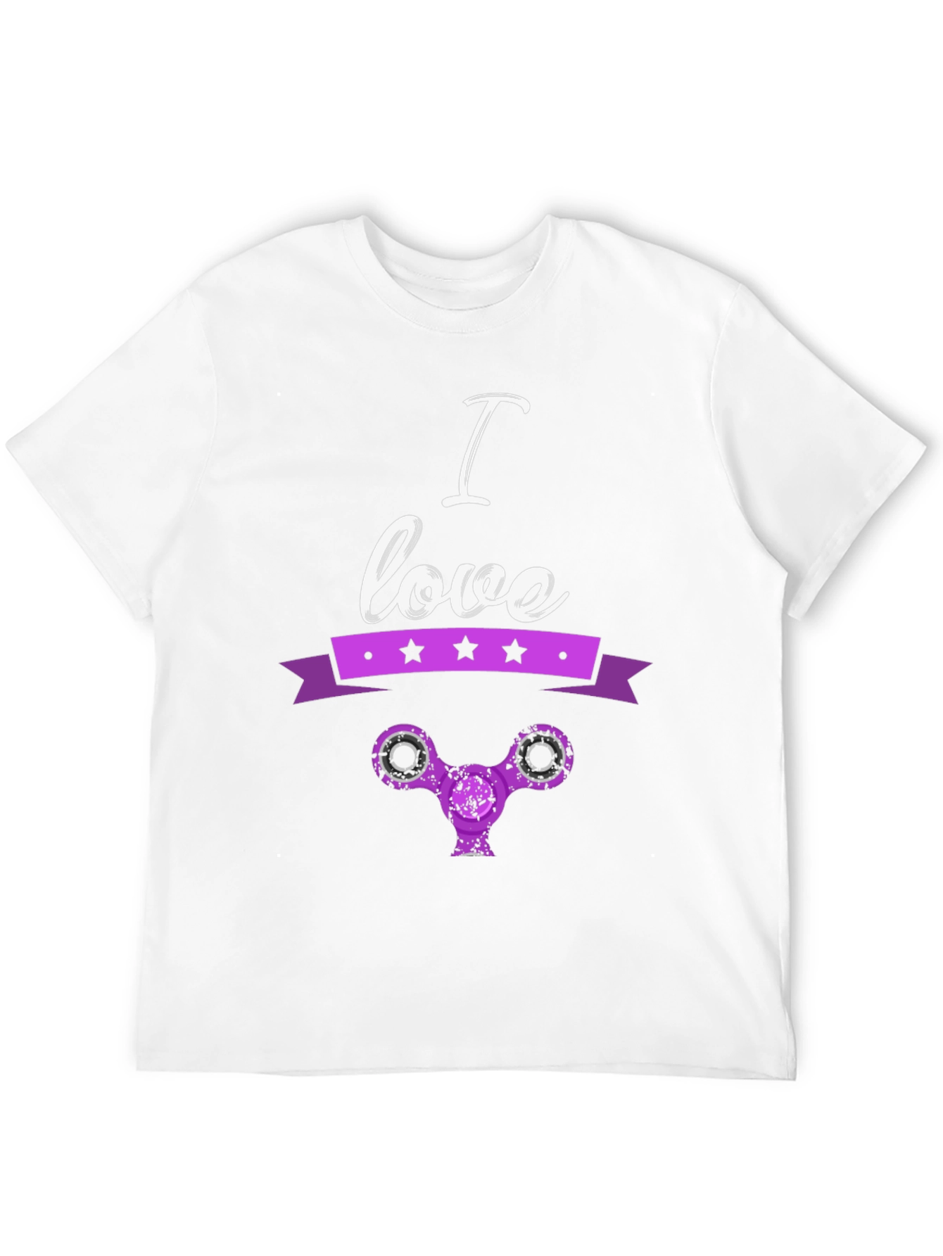 I Love Fidget Spinners Black T-Shirt - 12