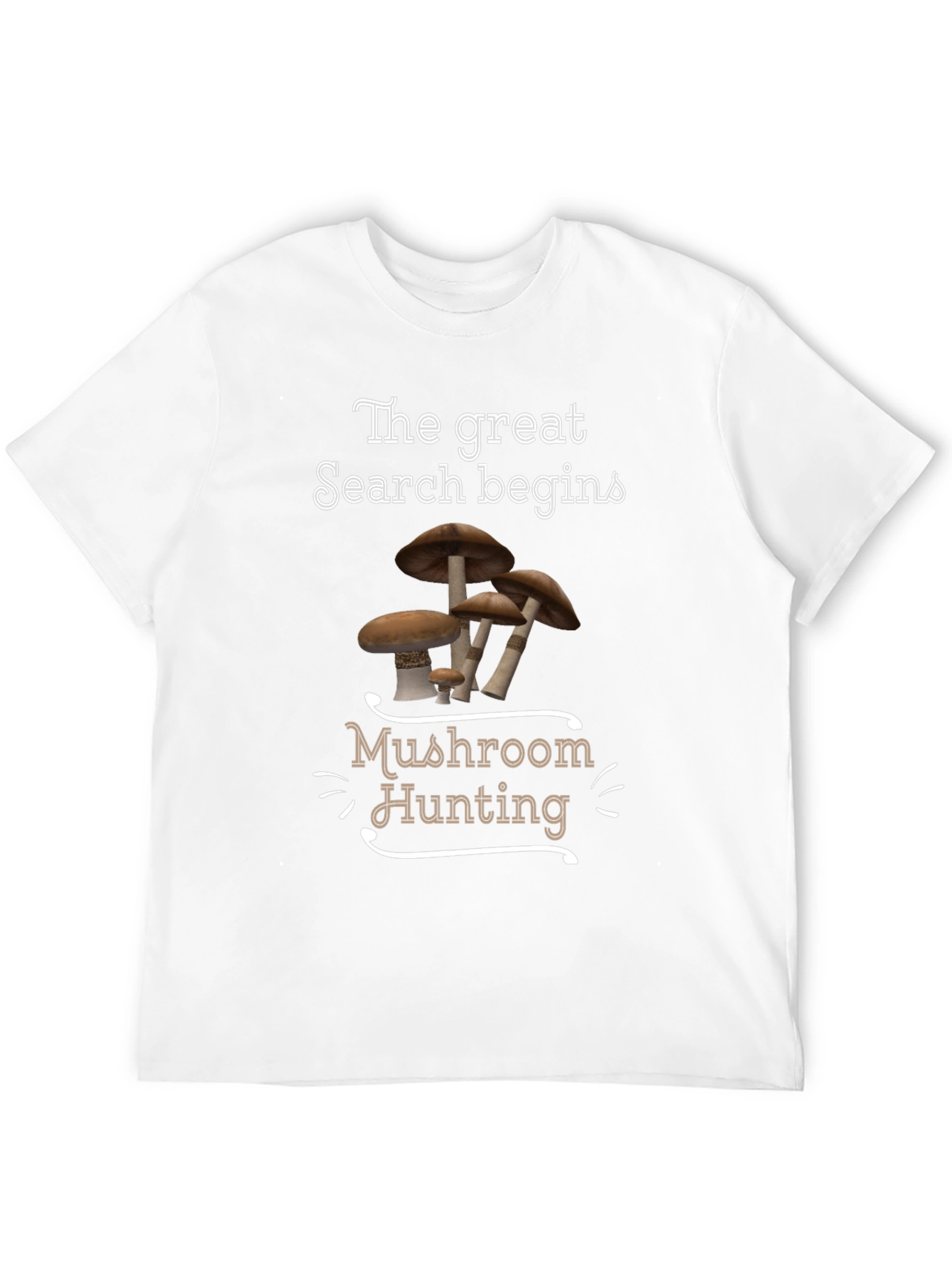 Black Mushroom Hunting Graphic Tee view 12