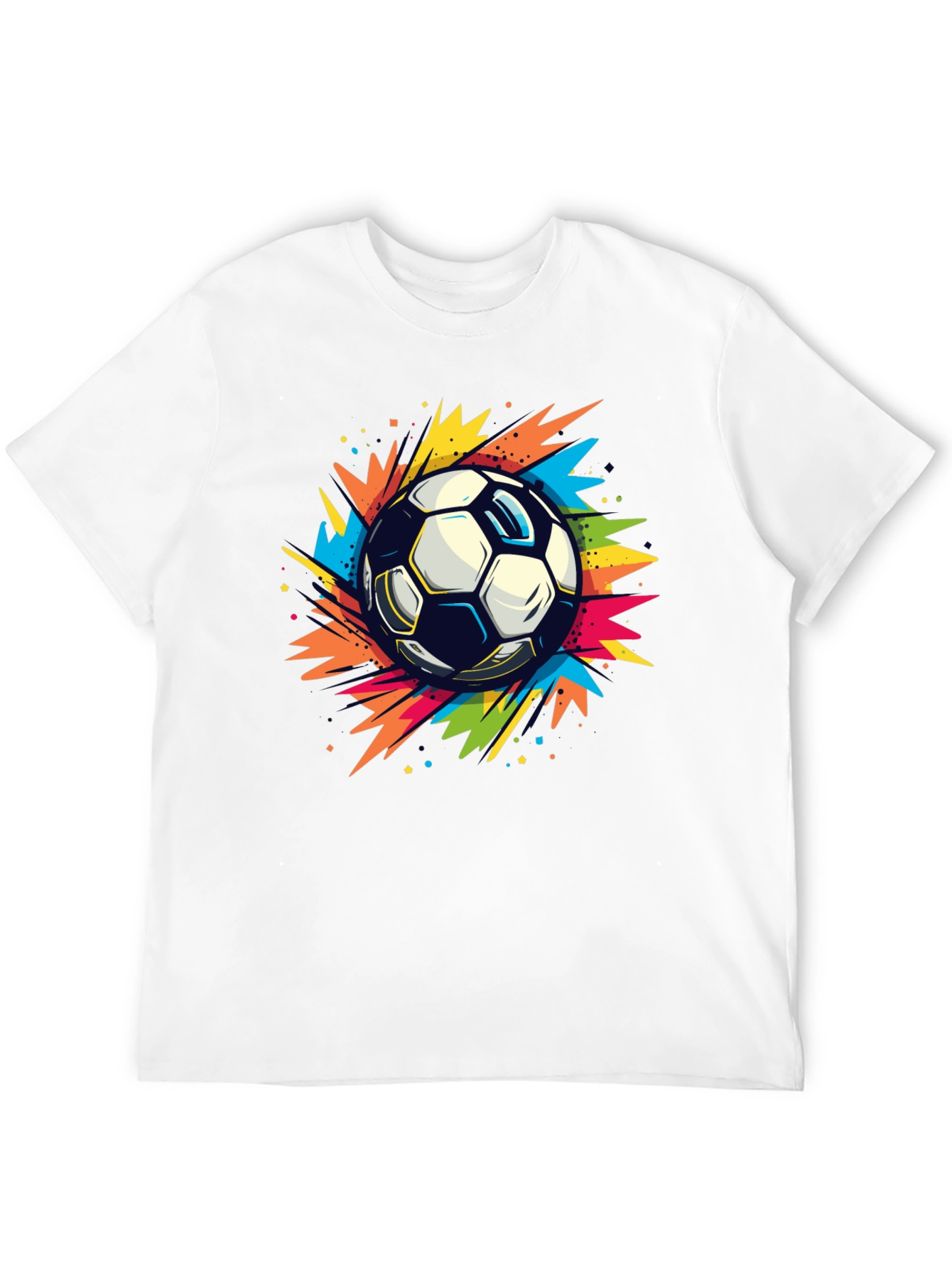 Black Soccer Blast T-Shirt view 12