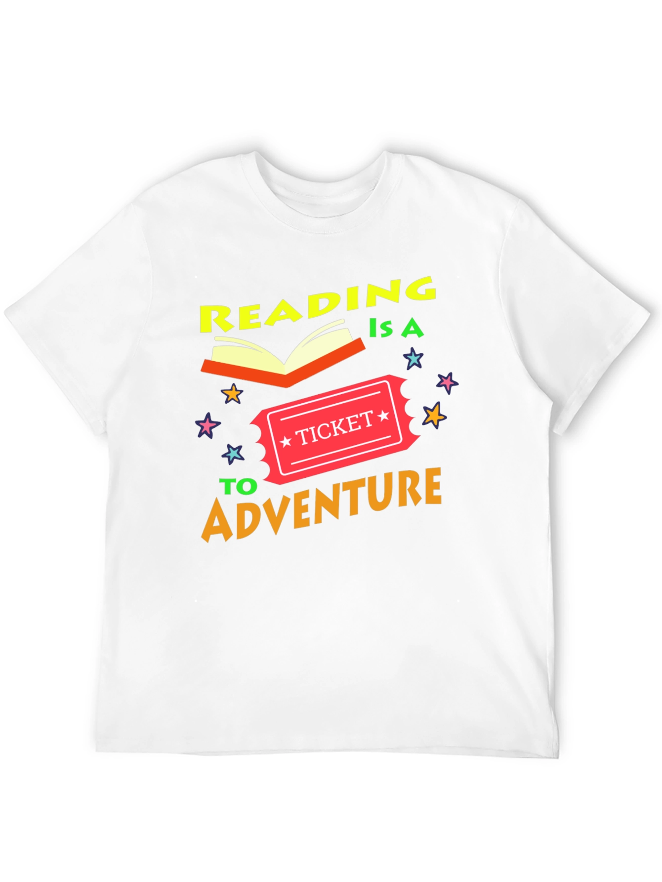 Reading is a Ticket to Adventure T-Shirt - 12