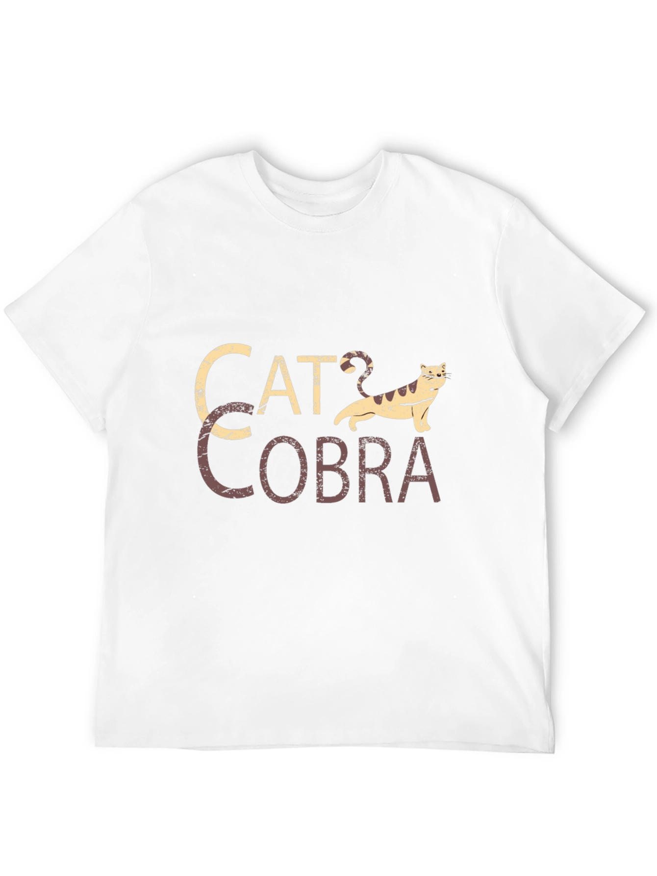 Black Cat Cobra Graphic Tee - Novelty T-Shirt view 12