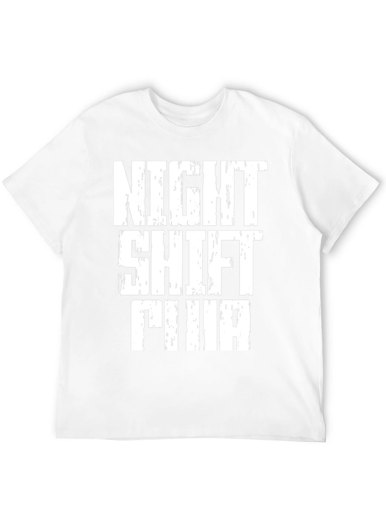 Black Night Shift FINA Graphic Tee - Black Cotton T-Shirt view 12